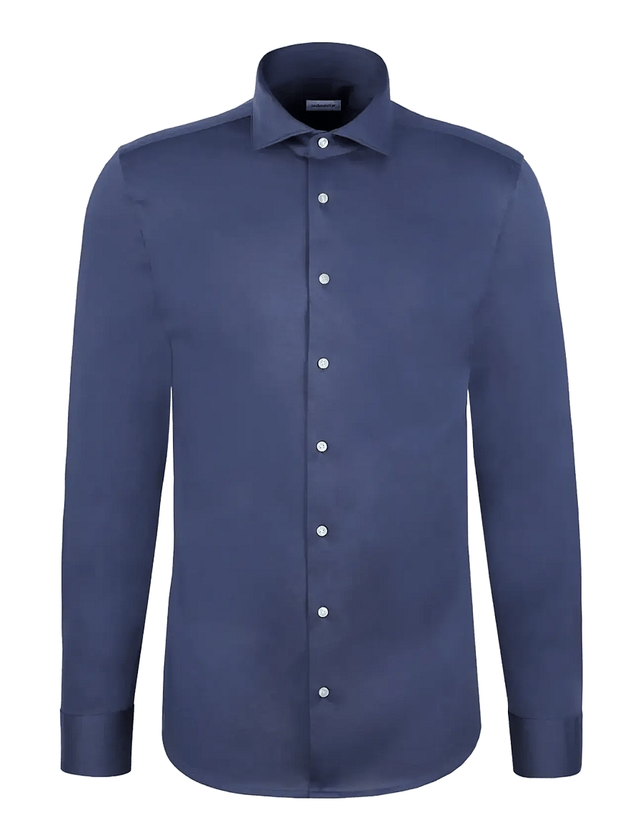 Seidensticker - Jersey shirt Slim - formelle hemden - blue grey - 1