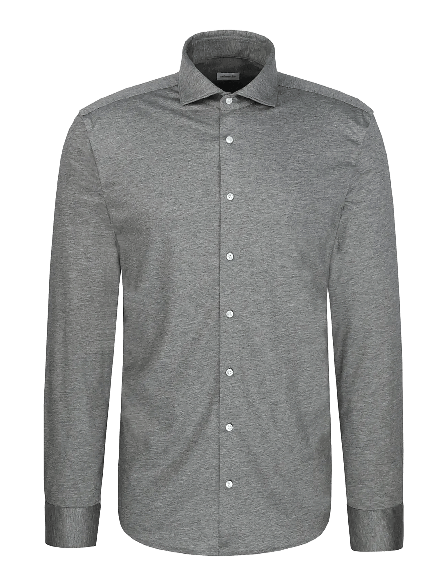 Seidensticker - Business shirt Regular - formelle hemden - grey melange - 0