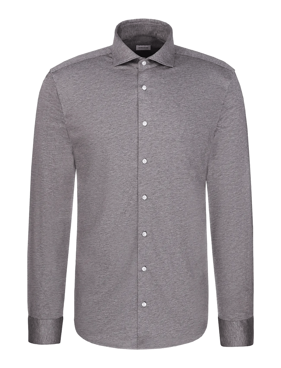 Seidensticker - Business shirt Regular - ametlikud särgid - grey melange - 0