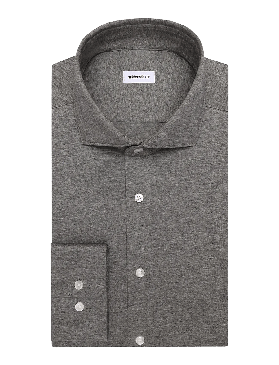 Seidensticker - Business shirt Regular - formelle hemden - grey melange - 1