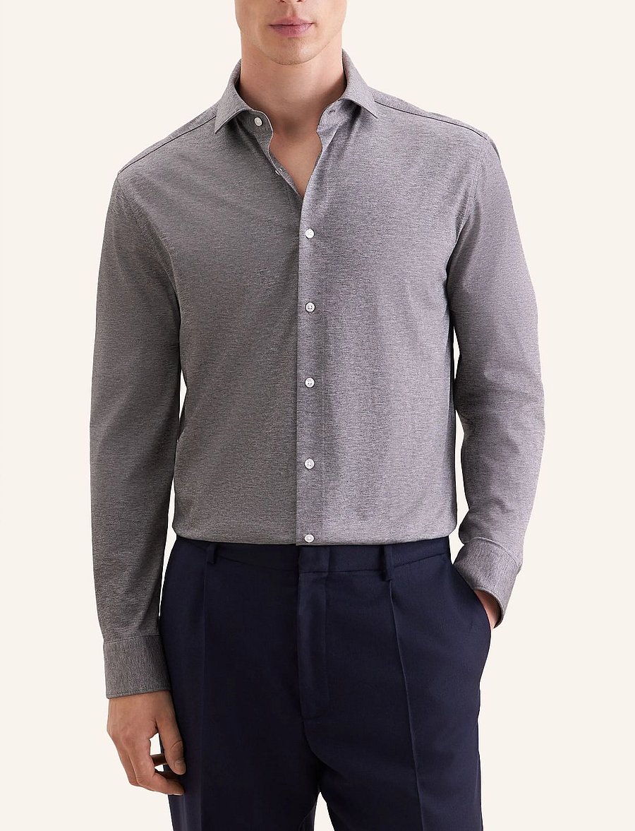 Seidensticker - Business shirt Regular - ametlikud särgid - grey melange - 4