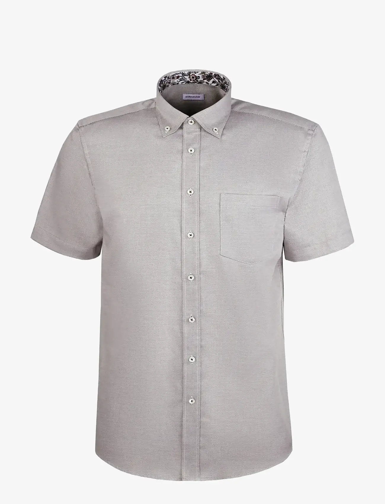 Seidensticker - Business shirt Regular - kortærmede skjorter - olive - 1