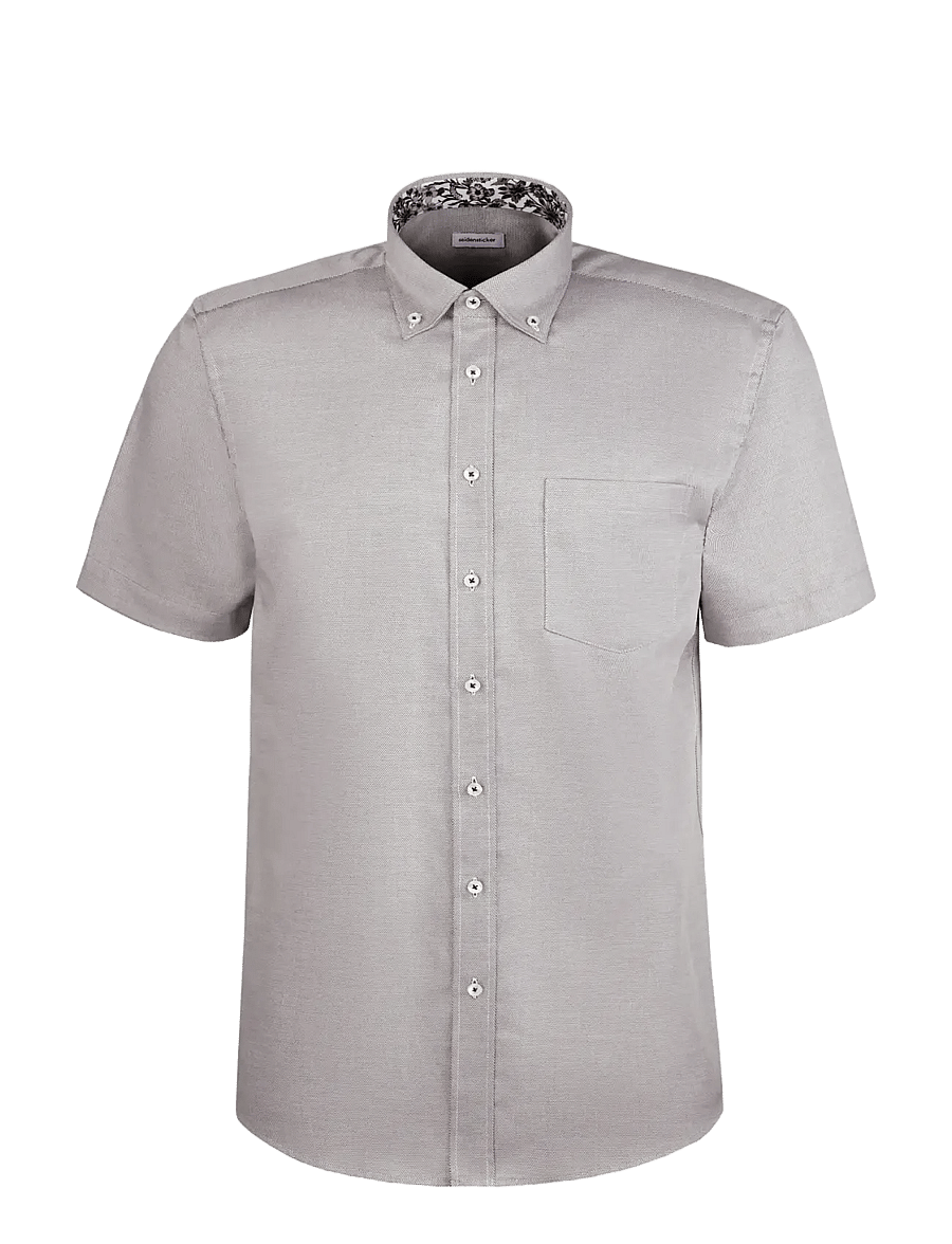 Seidensticker - Business shirt Regular - lyhythihaiset kauluspaidat - olive - 1