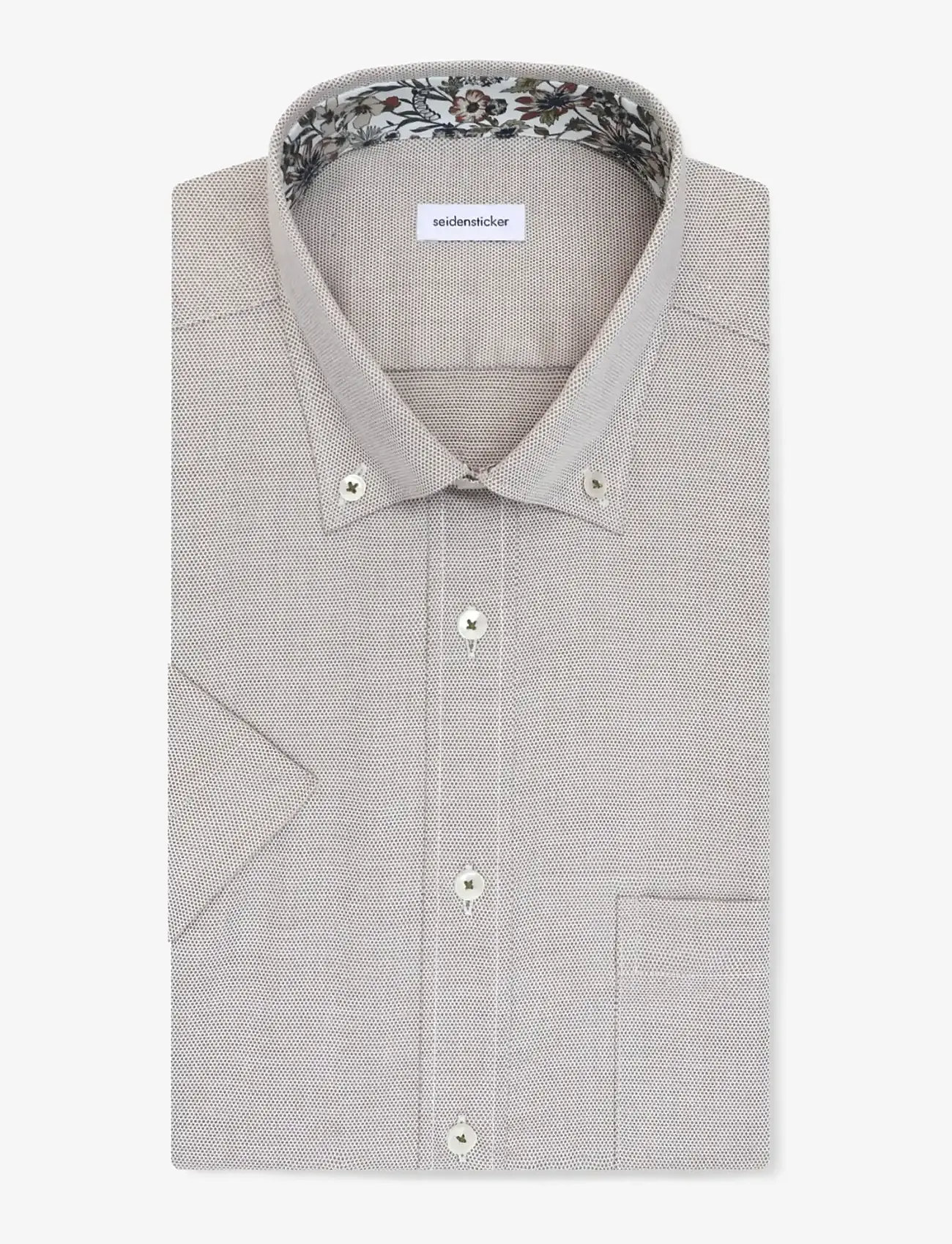Seidensticker - Business shirt Regular - kortærmede skjorter - olive - 2