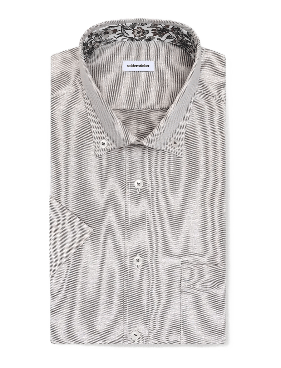 Seidensticker - Business shirt Regular - lyhythihaiset kauluspaidat - olive - 2