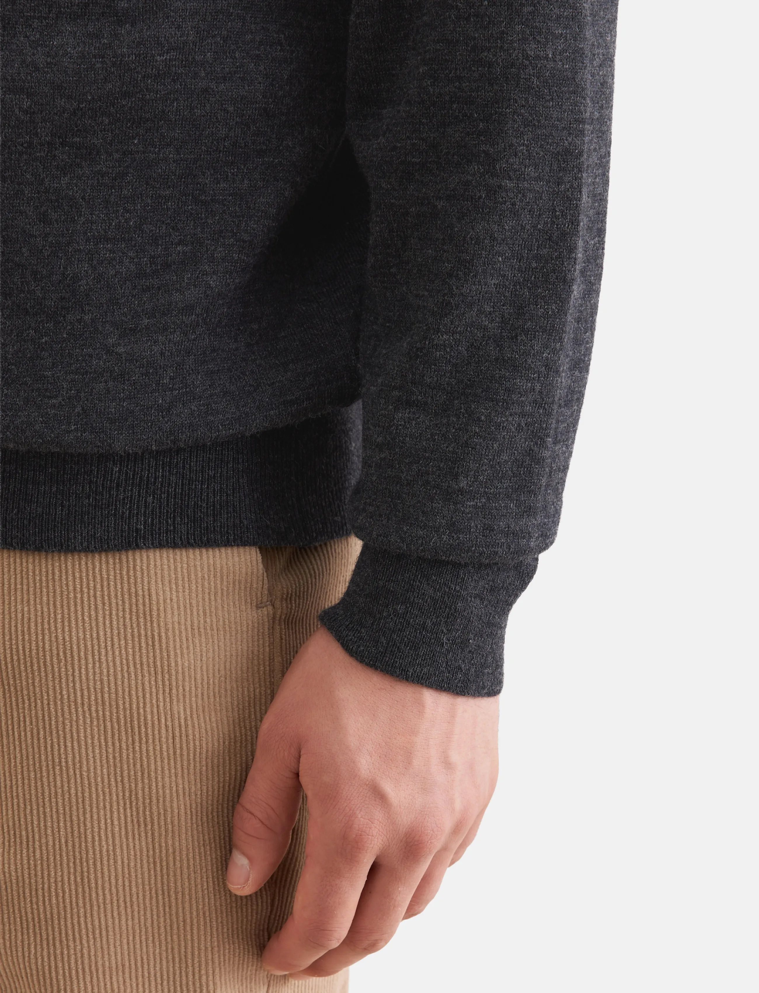 Seidensticker - Sweater knit Regular - pullover mit halbem reißverschluss - anthra mÉlange - 2