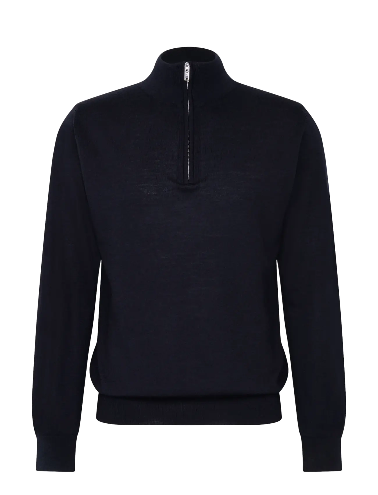 Seidensticker Sweater knit Regular - Halfzip strik - DEEP NAVY / navy