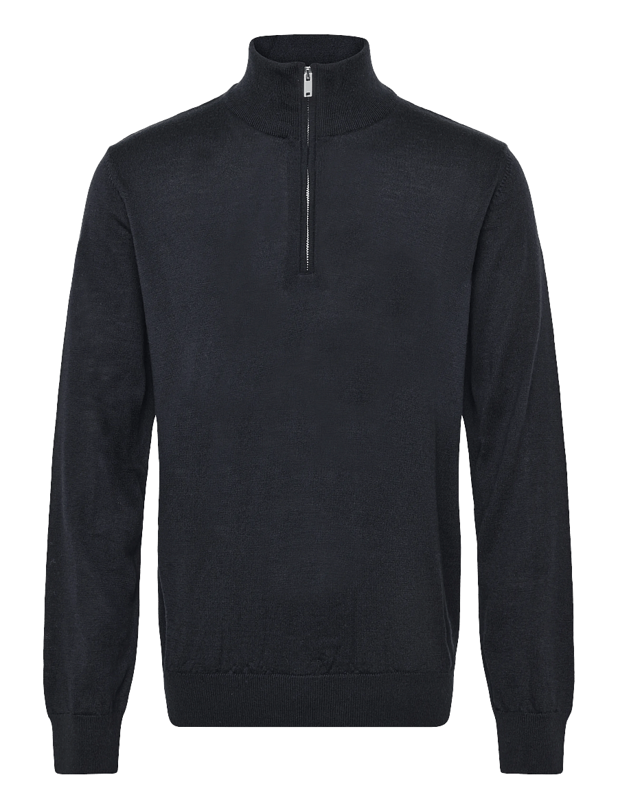 Seidensticker - Sweater knit Regular - swetry zapinane do połowy - deep navy - 0