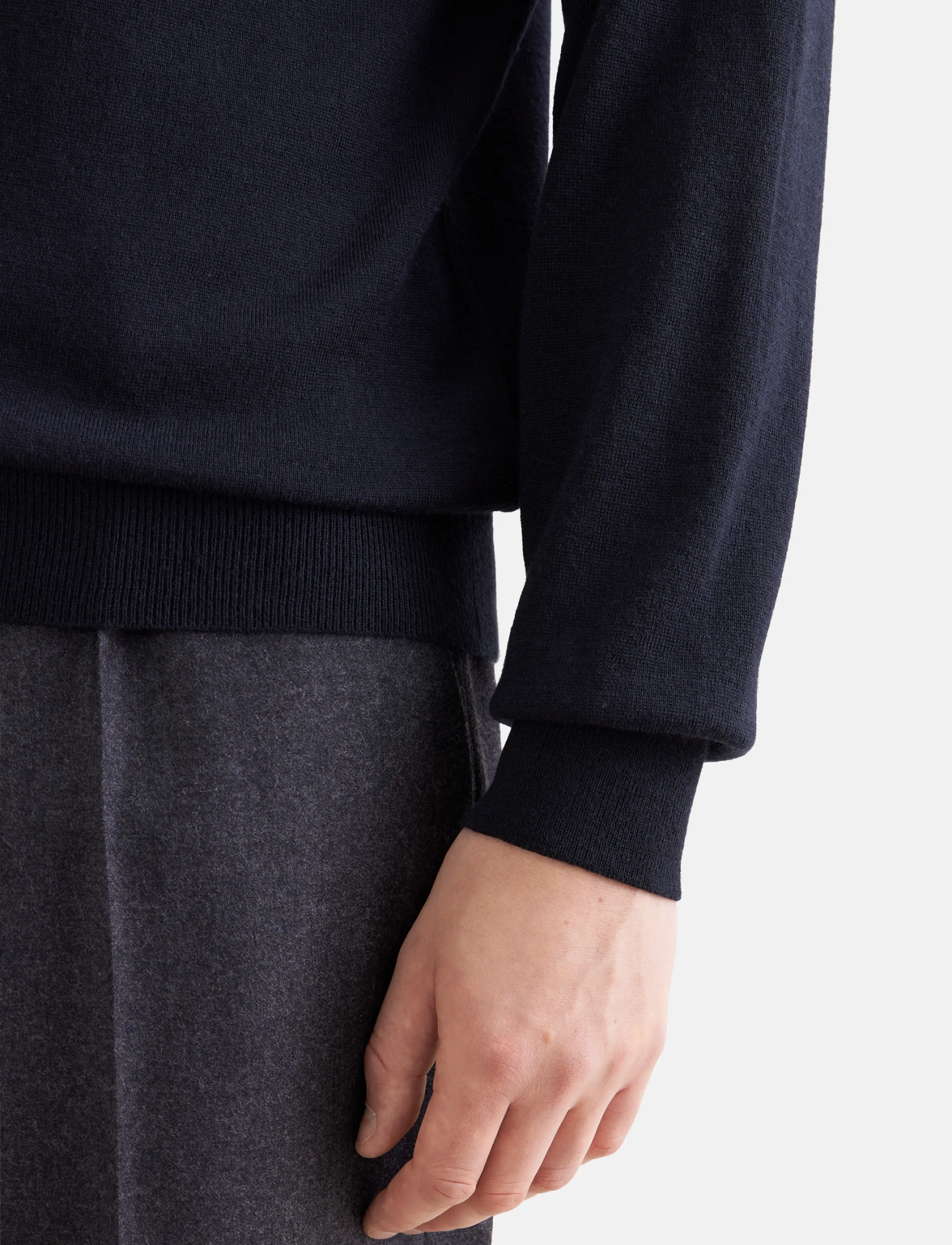 Seidensticker - Sweater knit Regular - pullover mit halbem reißverschluss - deep navy - 2