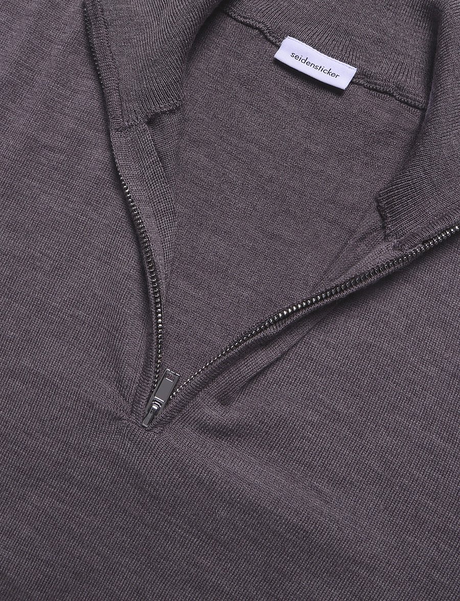 Seidensticker - Sweater knit Regular - poolpika lukuga džemprid - nougat mÉlange - 5