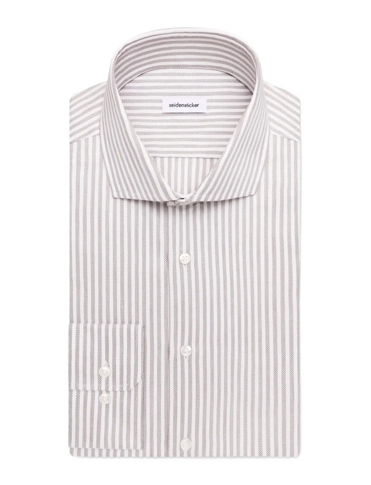 Seidensticker - Business shirt Regular - triibulised särgid - brown - 2