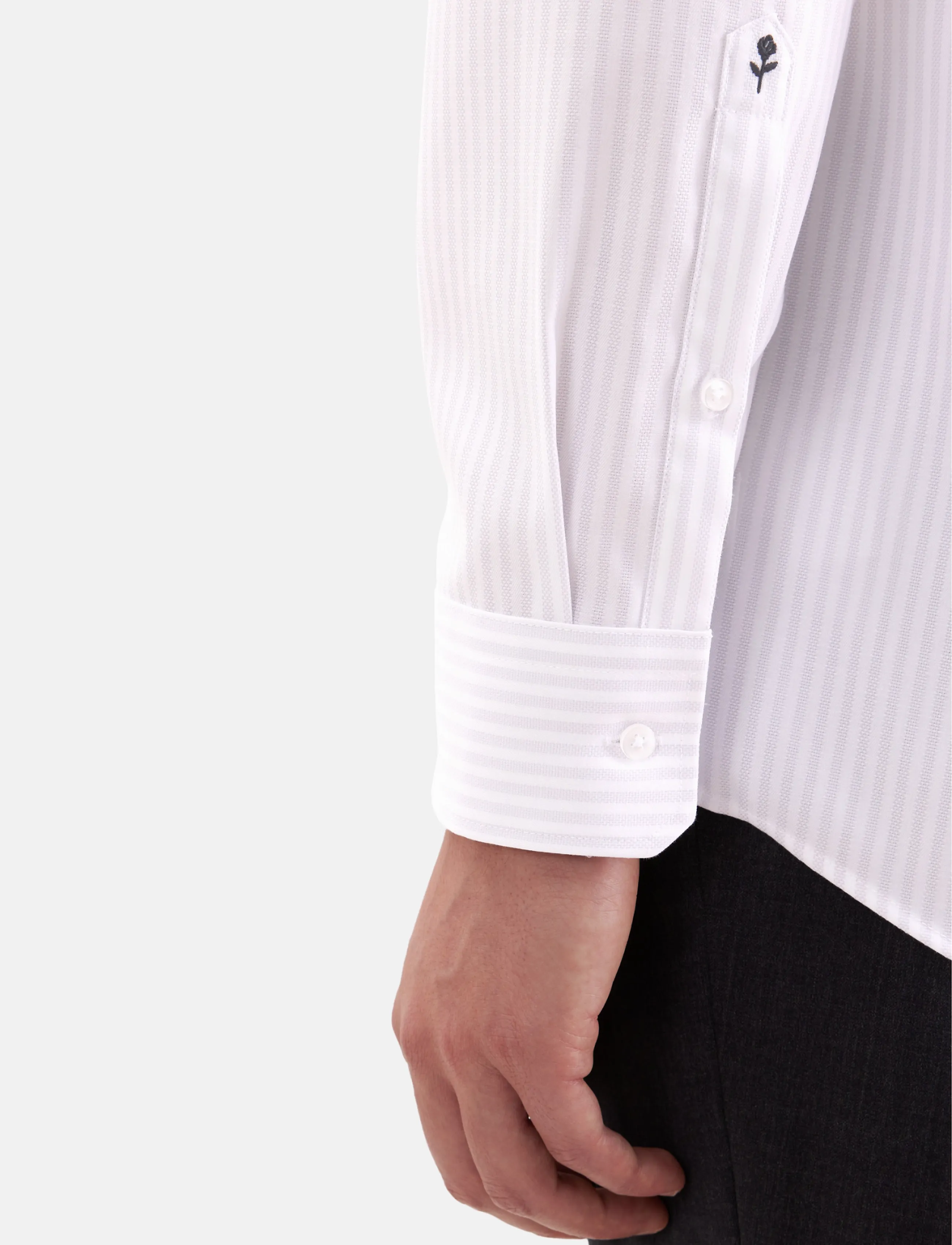 Seidensticker - Business shirt Regular - silver grey - 4