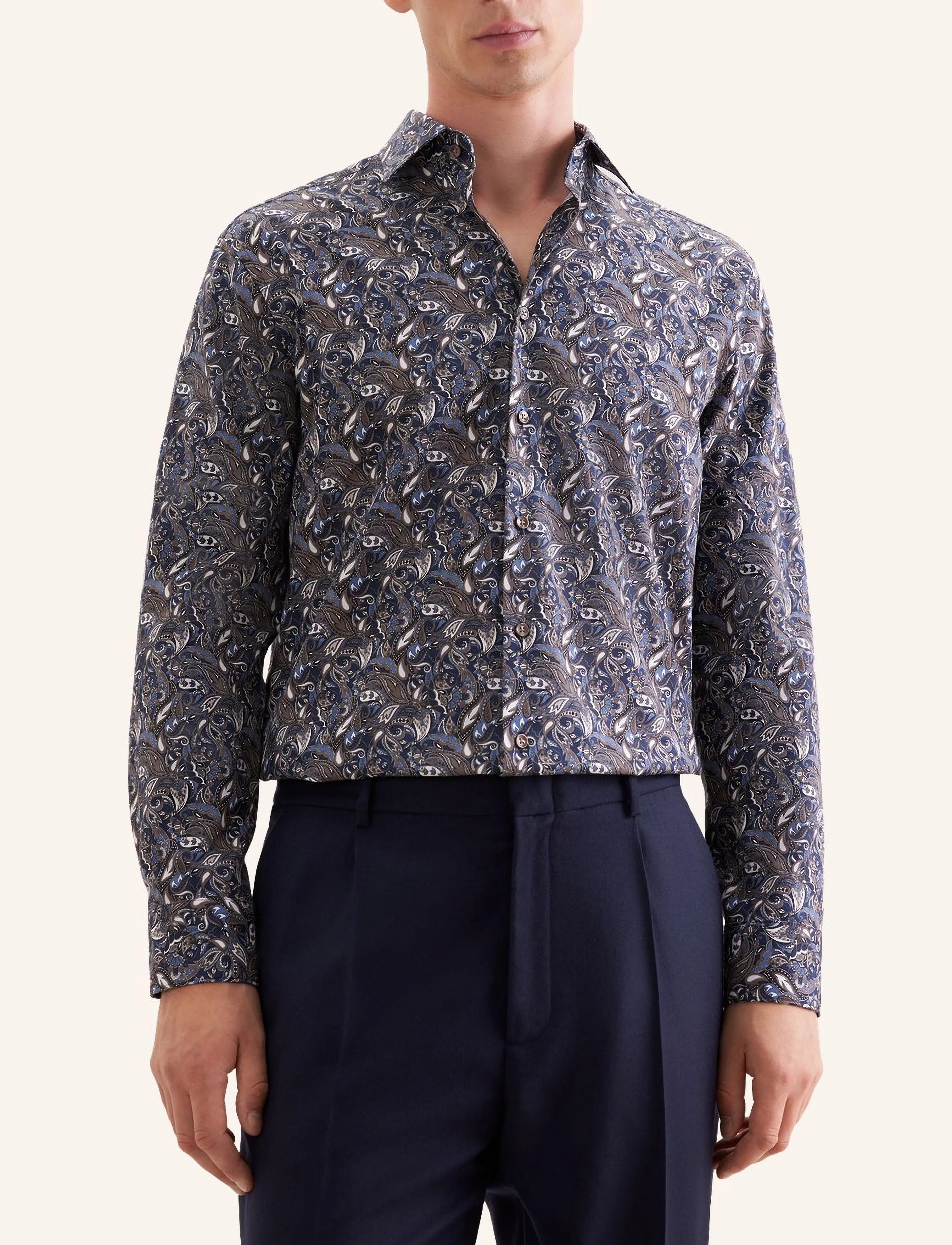 Seidensticker - Business shirt Regular - brown - 4