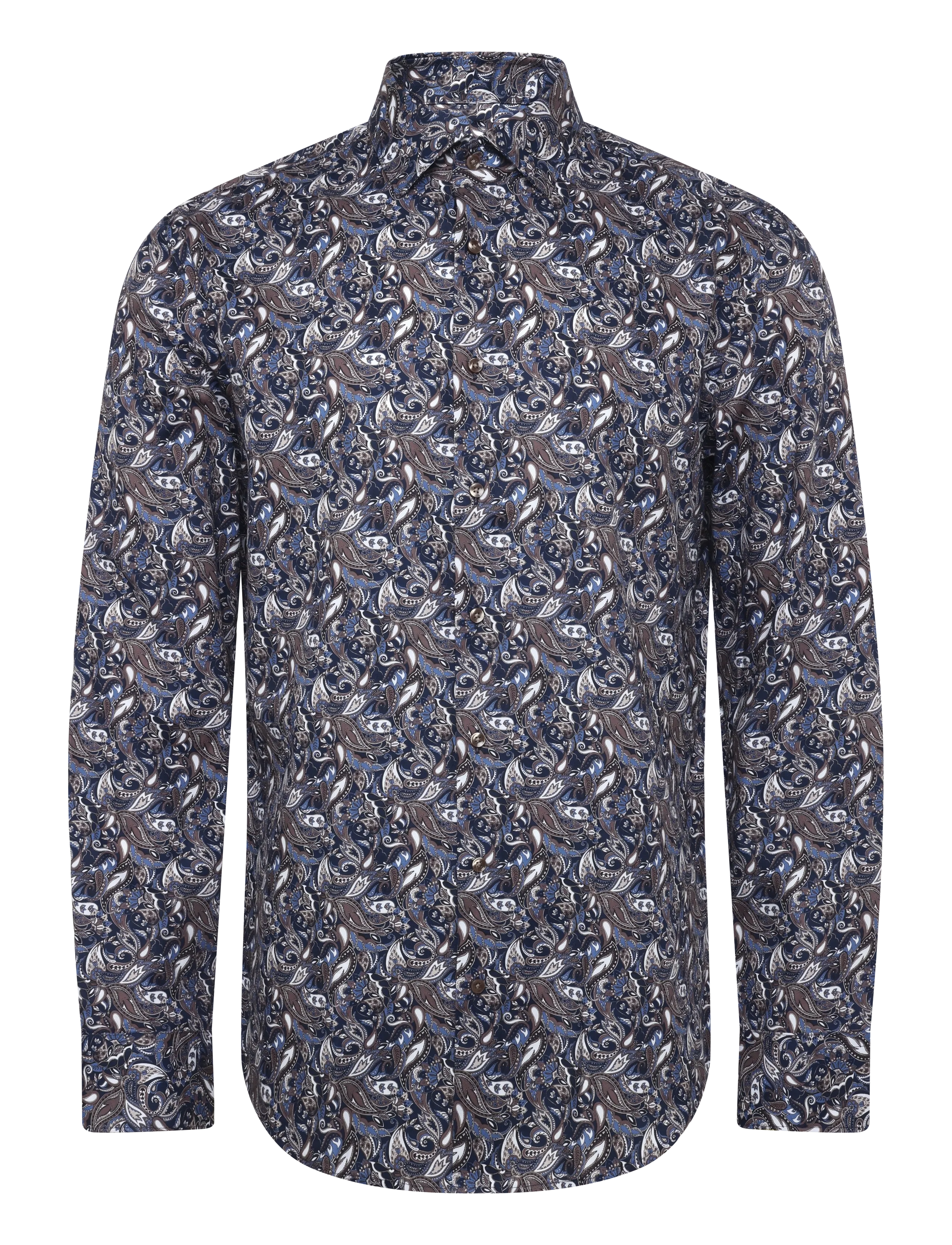 Seidensticker Business shirt Slim - Seidensticker - BROWN / brown
