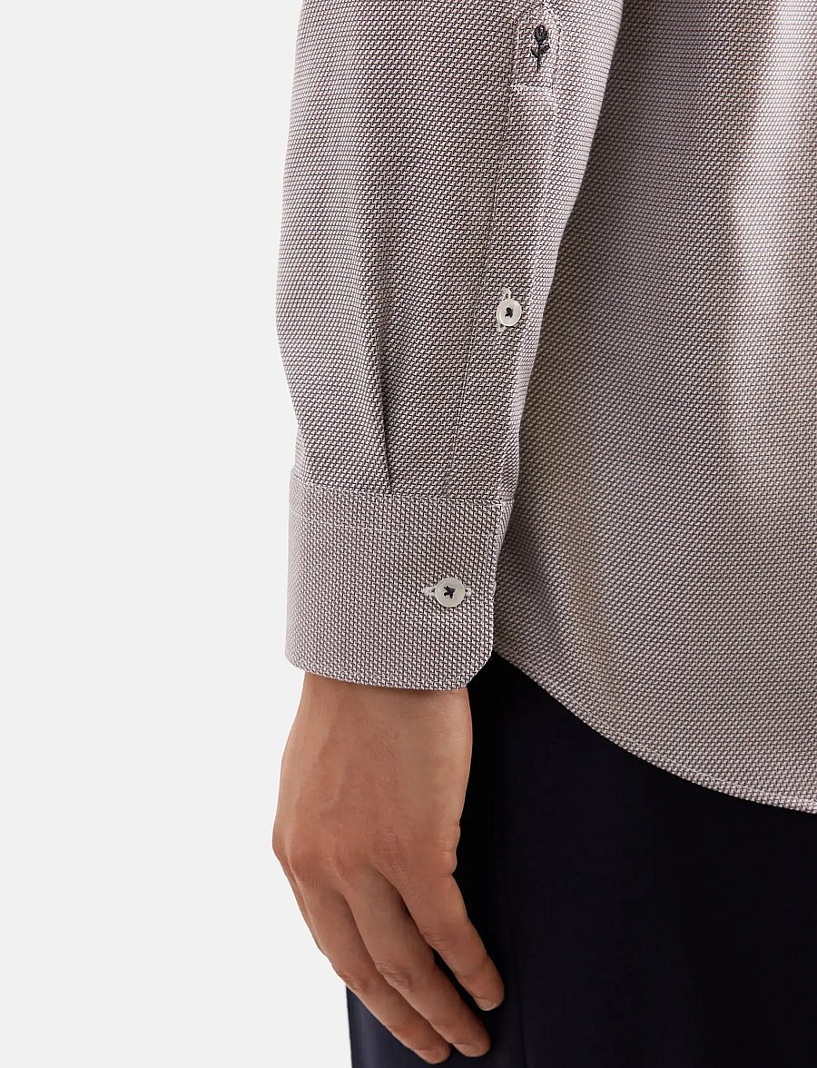 Seidensticker - Business shirt Regular - formelle hemden - brown - 3