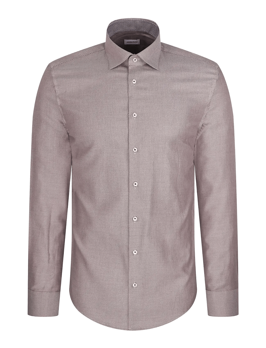 Seidensticker - Business shirt Slim - formal shirts - brown - 1