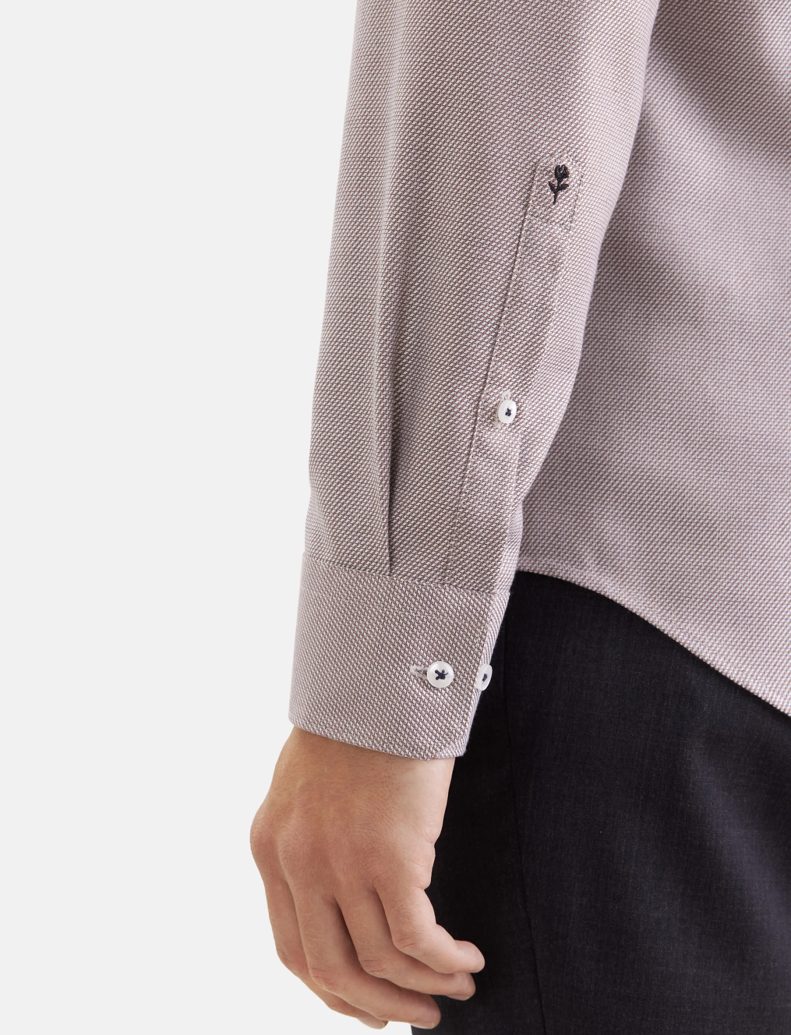 Seidensticker - Business shirt Slim - brown - 3