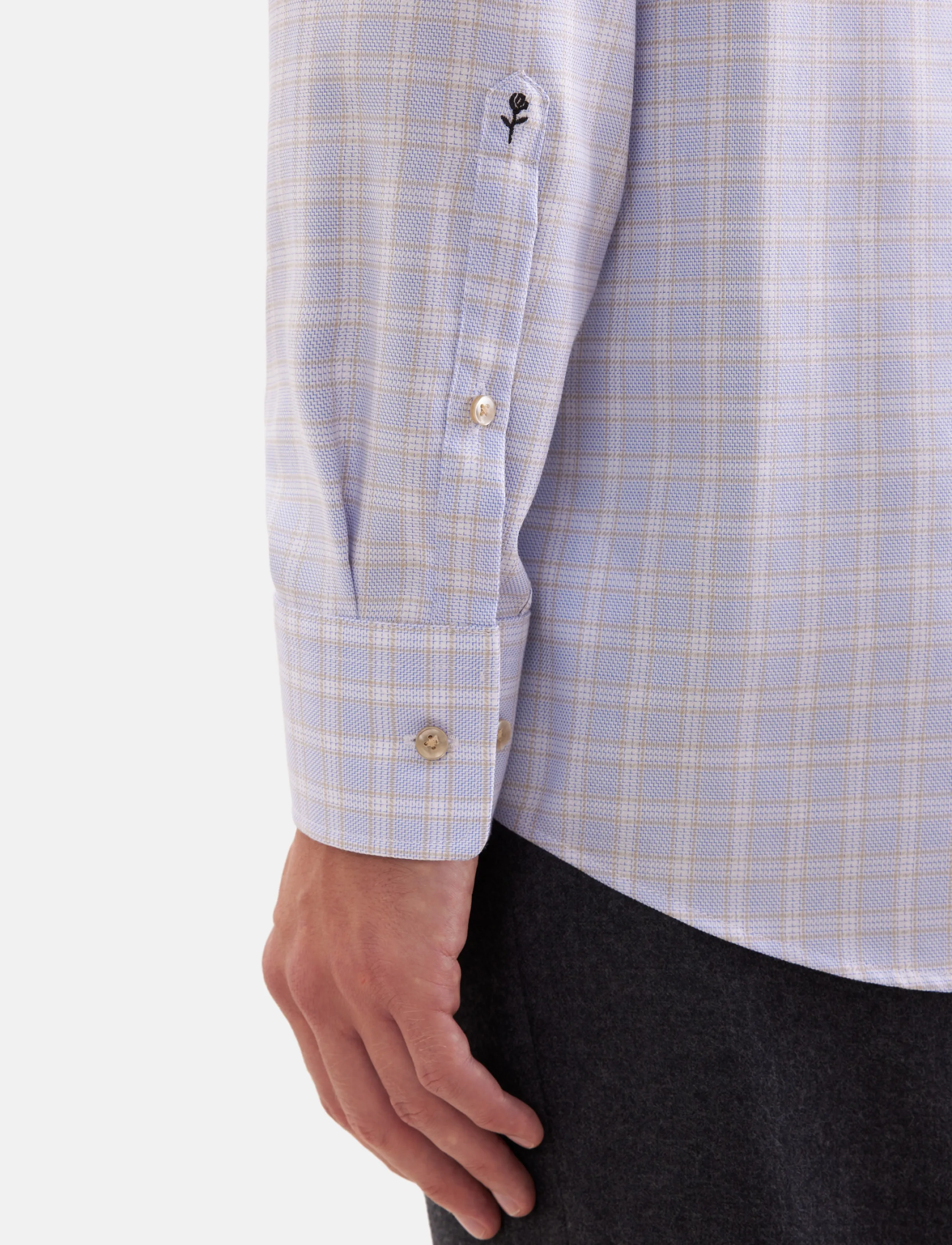 Seidensticker - Business shirt Regular - ametlikud särgid - beige - 3