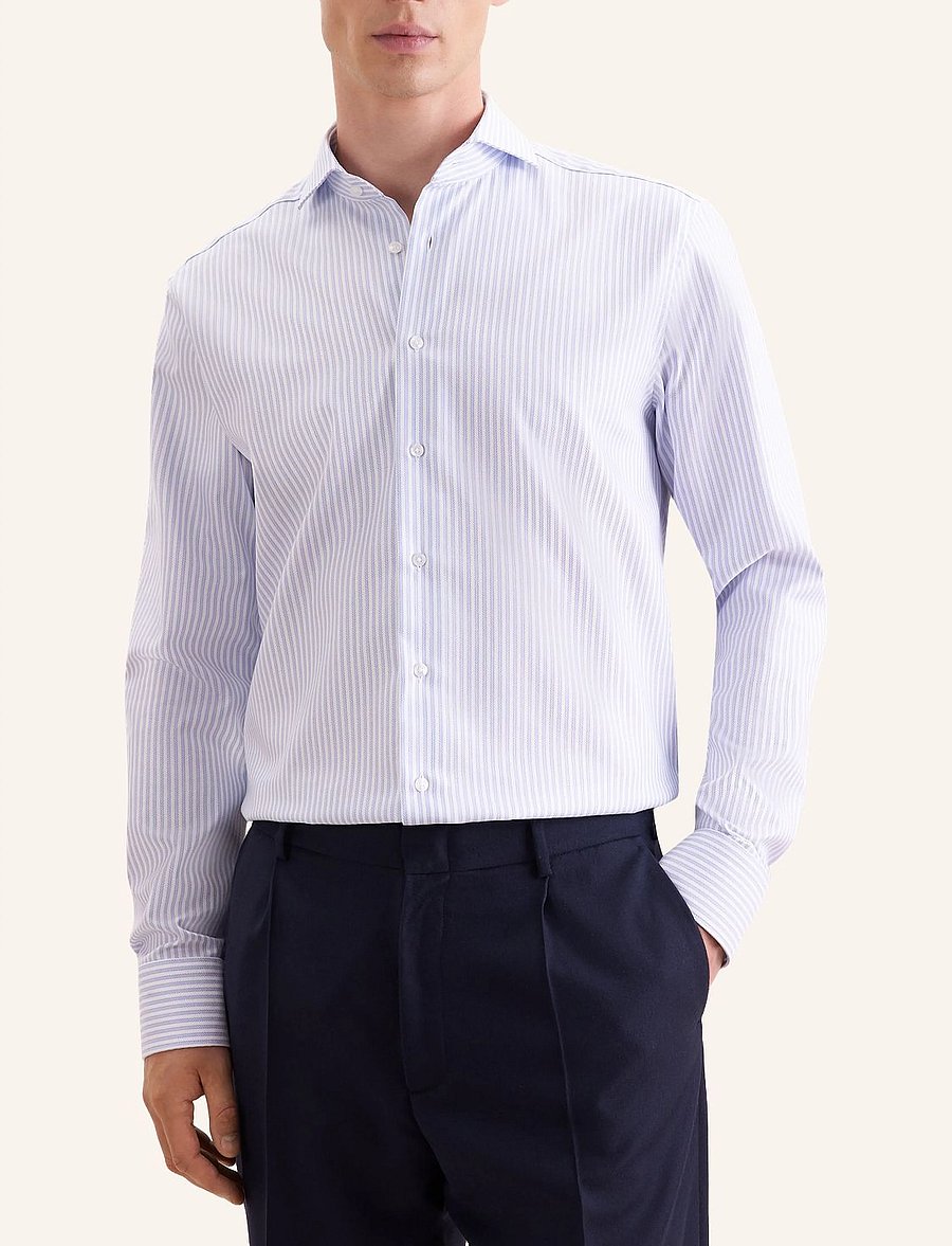 Seidensticker - Business shirt Regular - formal shirts - mid blue - 0