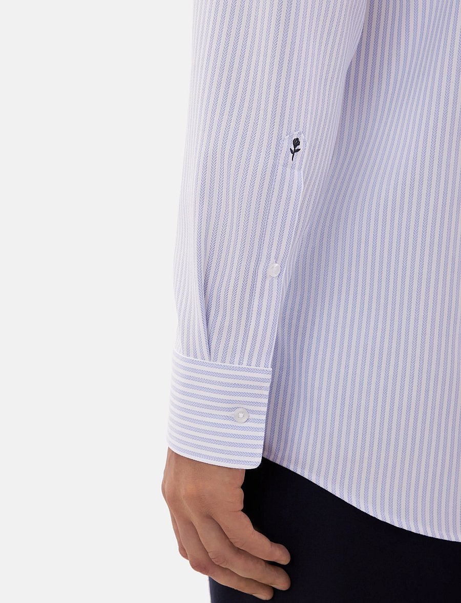 Seidensticker - Business shirt Regular - formal shirts - mid blue - 4