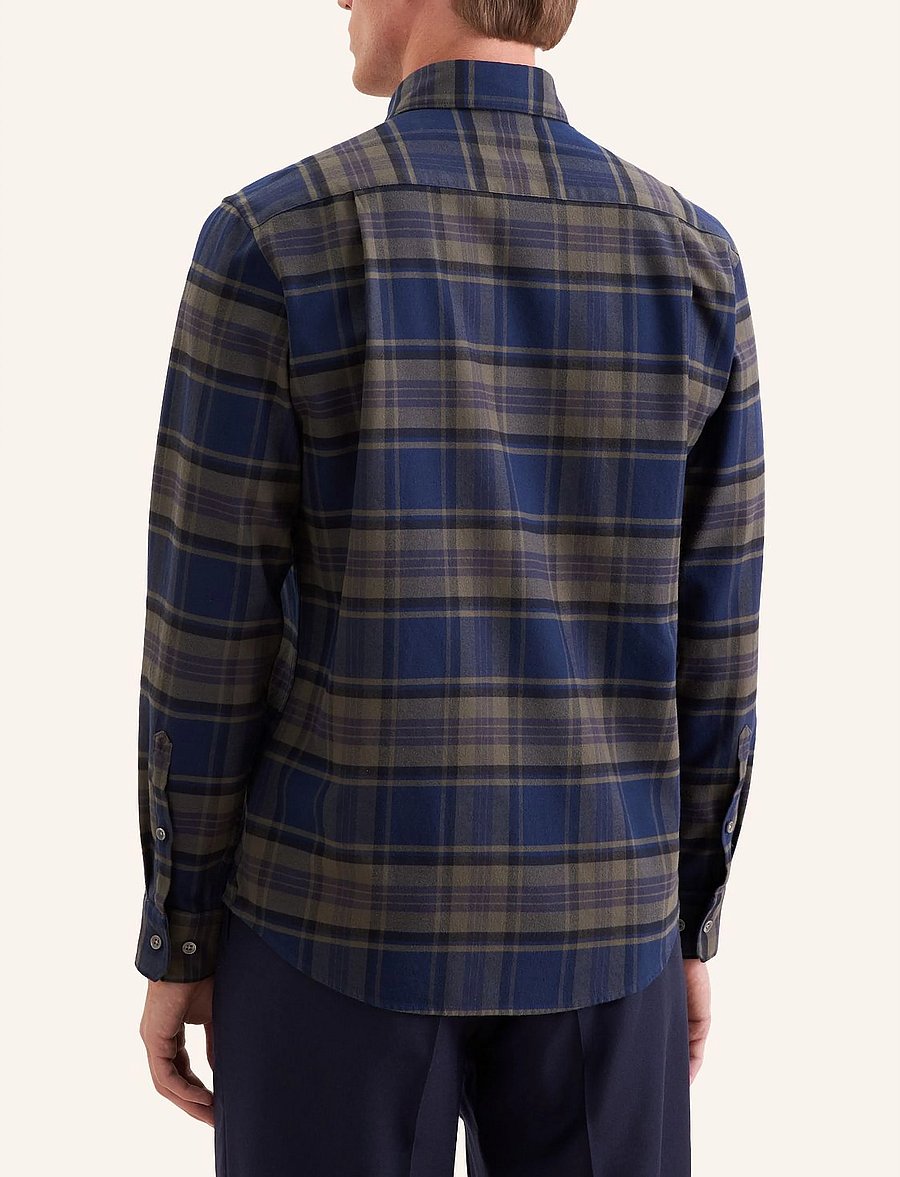 Seidensticker - Casual Shirt Regular - checkered shirts - dark olive - 2