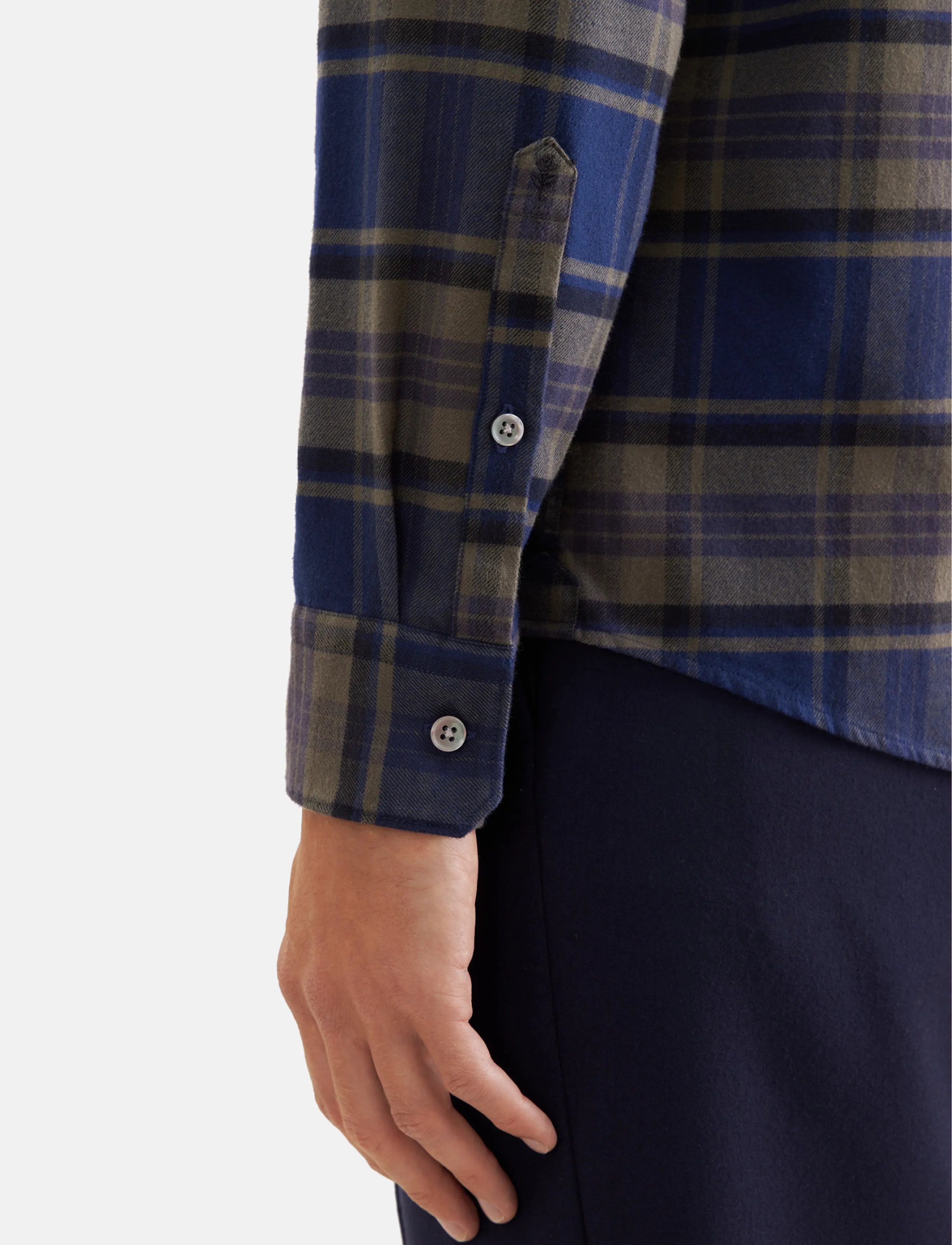 Seidensticker - Casual Shirt Regular - dark olive - 3