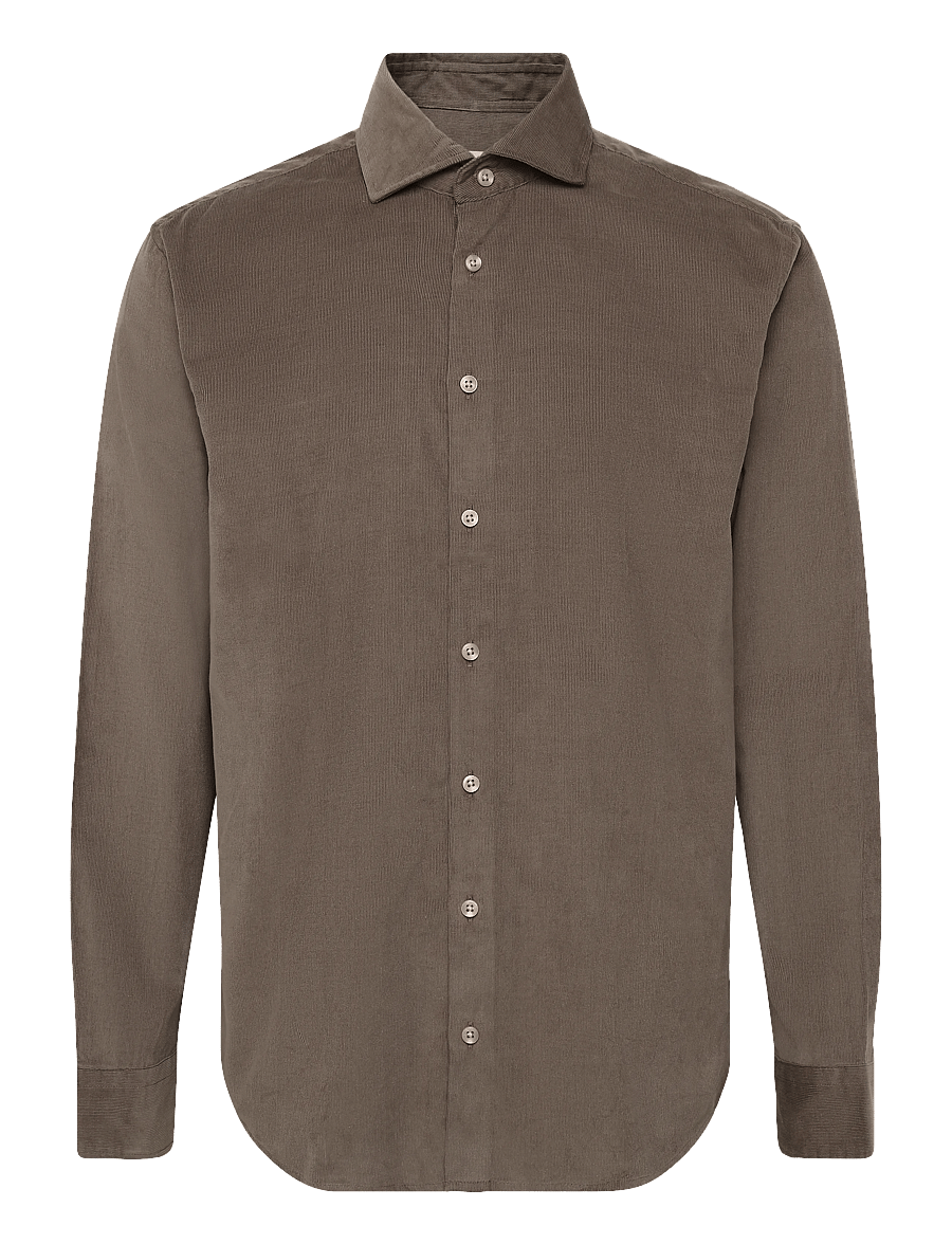 Seidensticker - Casual Shirt Regular - freizeithemden - brown - 0