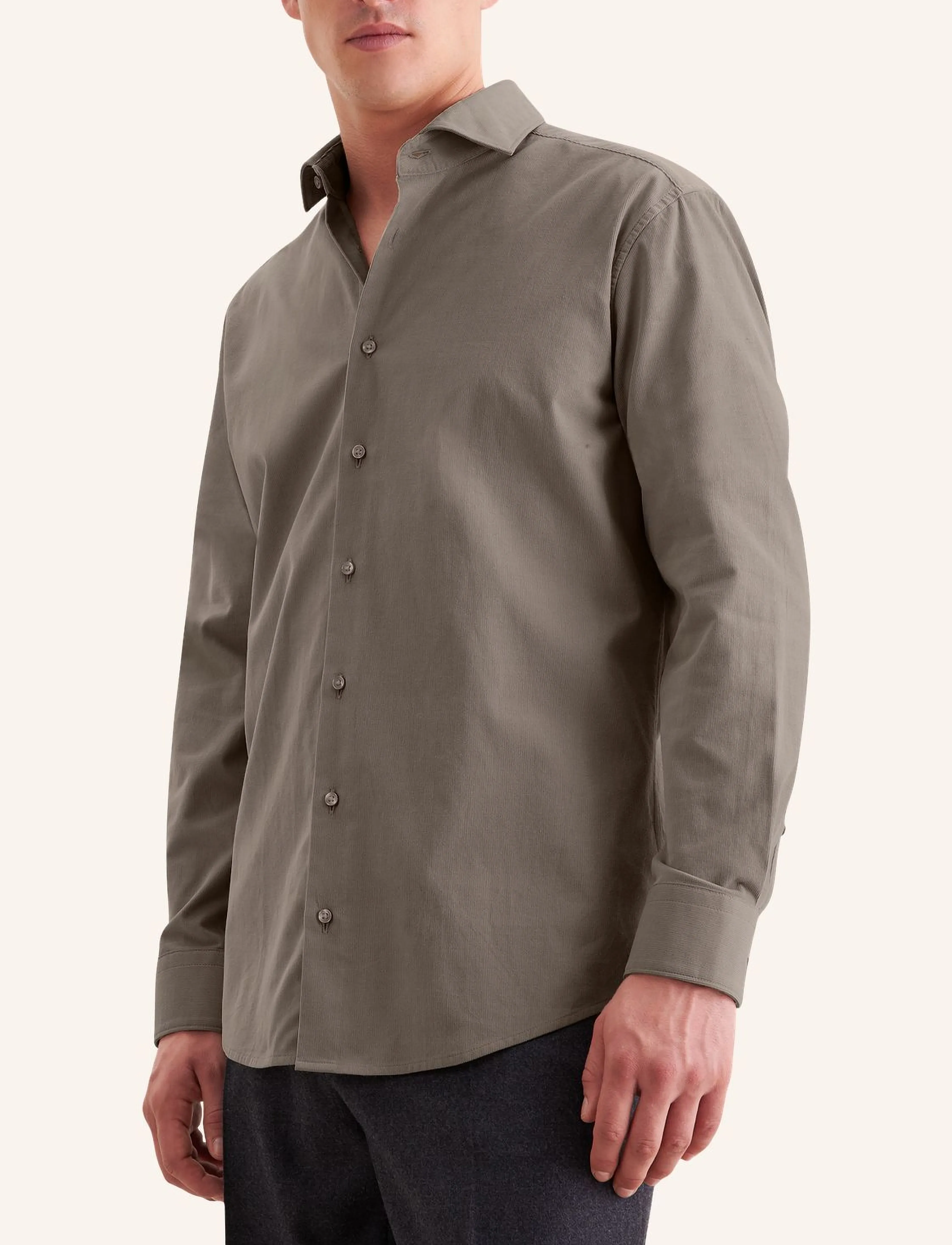 Seidensticker - Casual Shirt Regular - casual skjortor - brown - 3