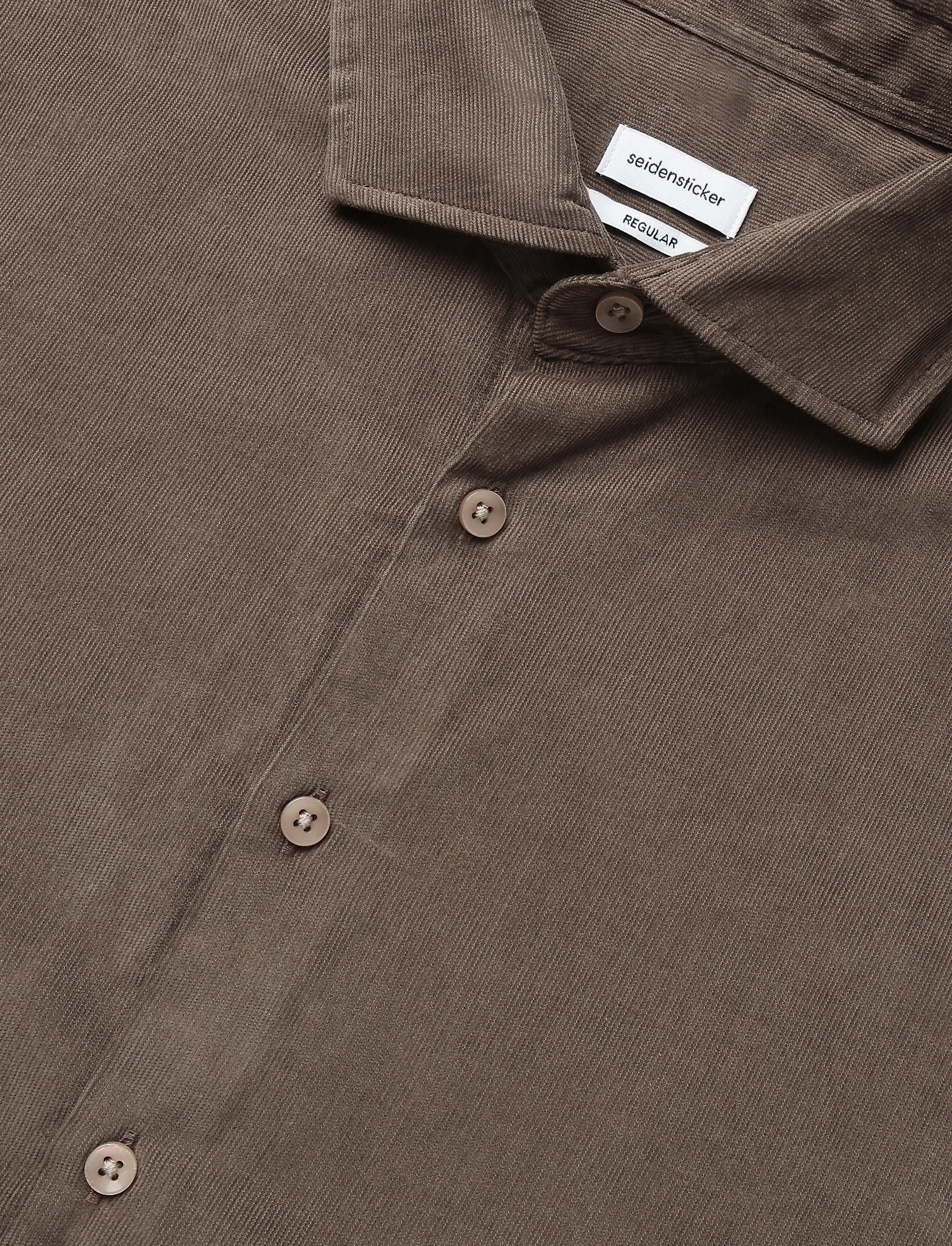 Seidensticker - Casual Shirt Regular - freizeithemden - brown - 5