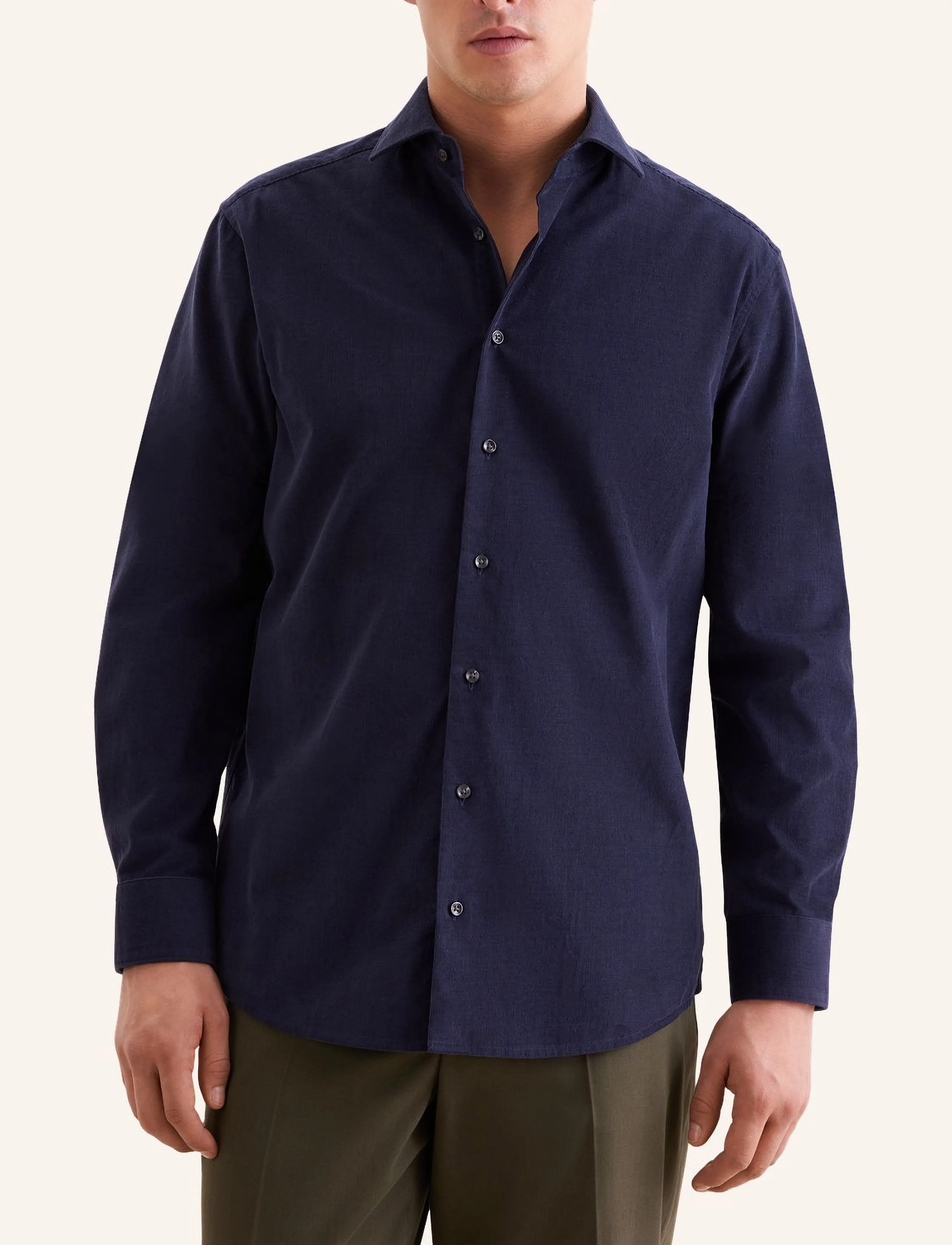 Seidensticker - Casual Shirt Regular - navy - 4