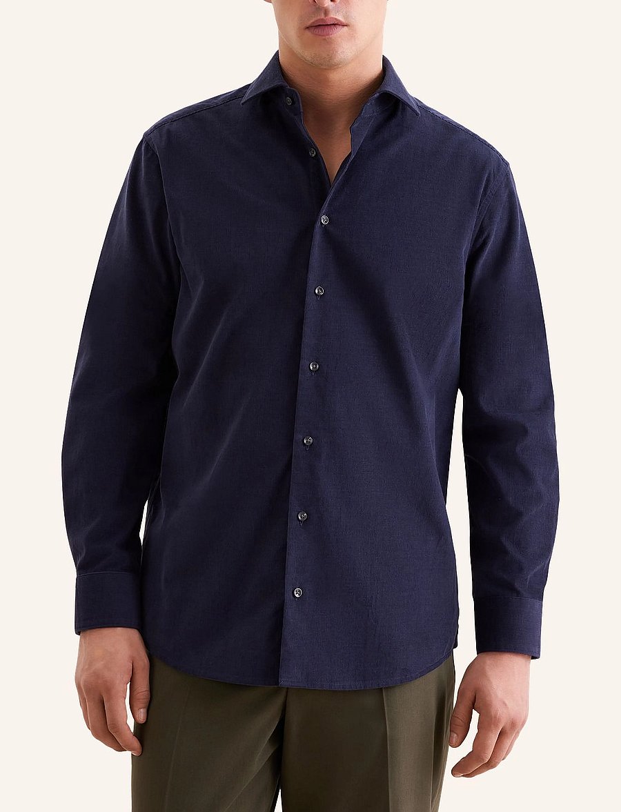 Seidensticker - Casual Shirt Regular - navy - 4