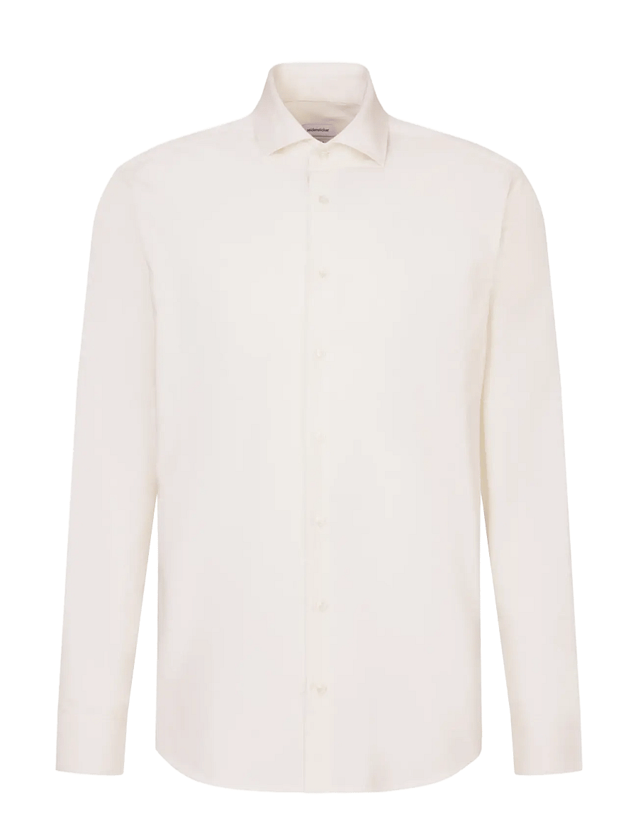 Seidensticker - Casual Shirt Regular - casual skjortor - offwhite - 1