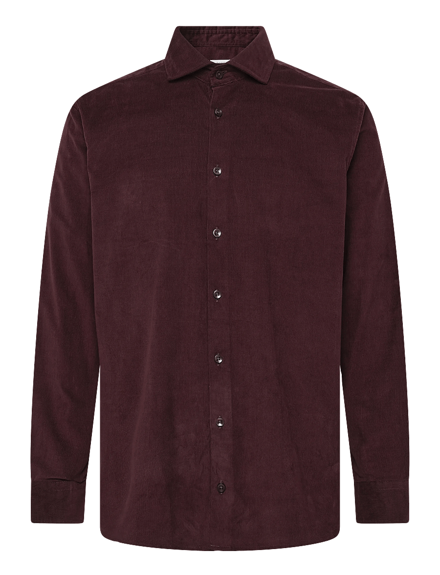 Seidensticker - Casual Shirt Regular - freizeithemden - wine red - 0