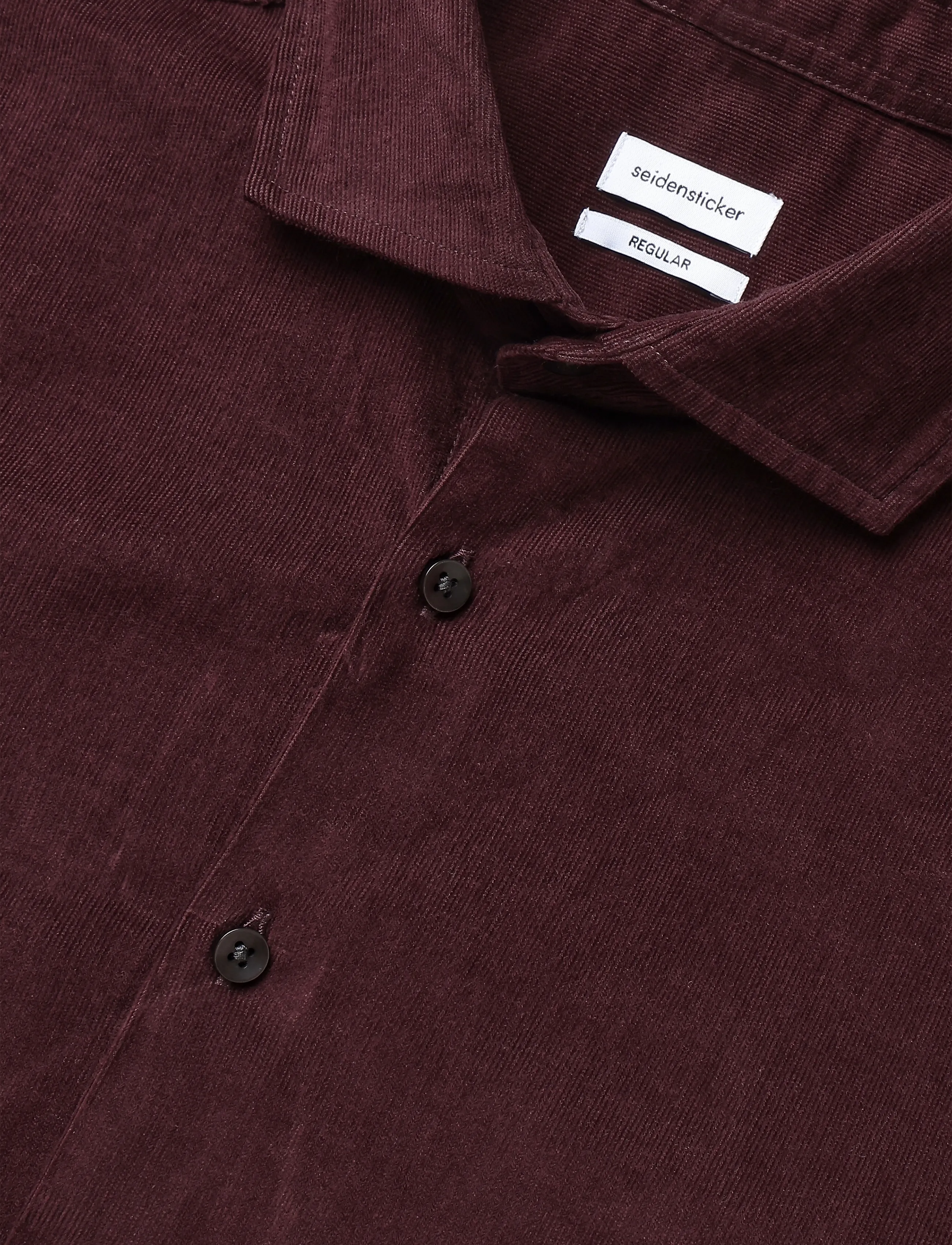 Seidensticker - Casual Shirt Regular - freizeithemden - wine red - 5