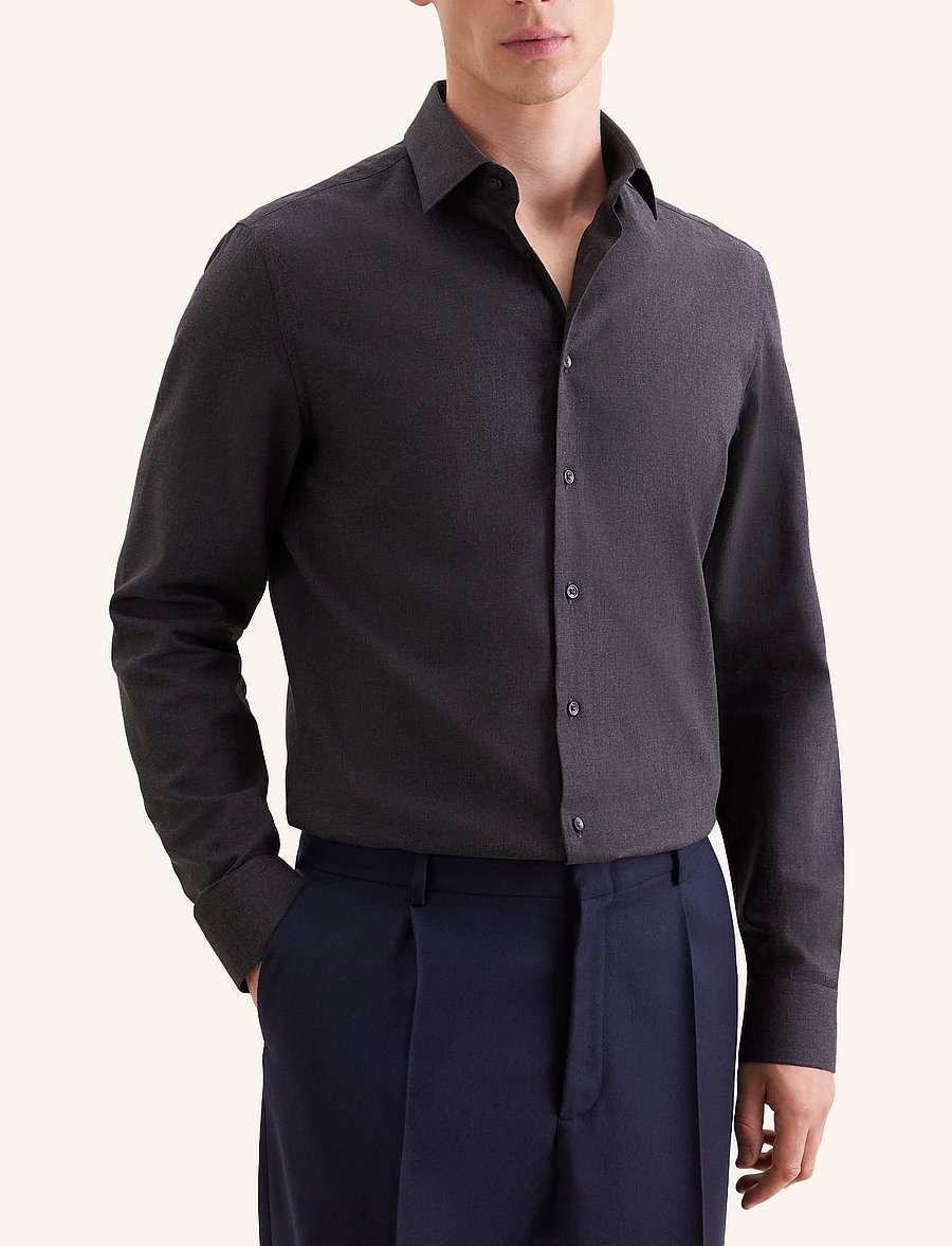 Seidensticker - Business shirt Slim - mid grey - 0