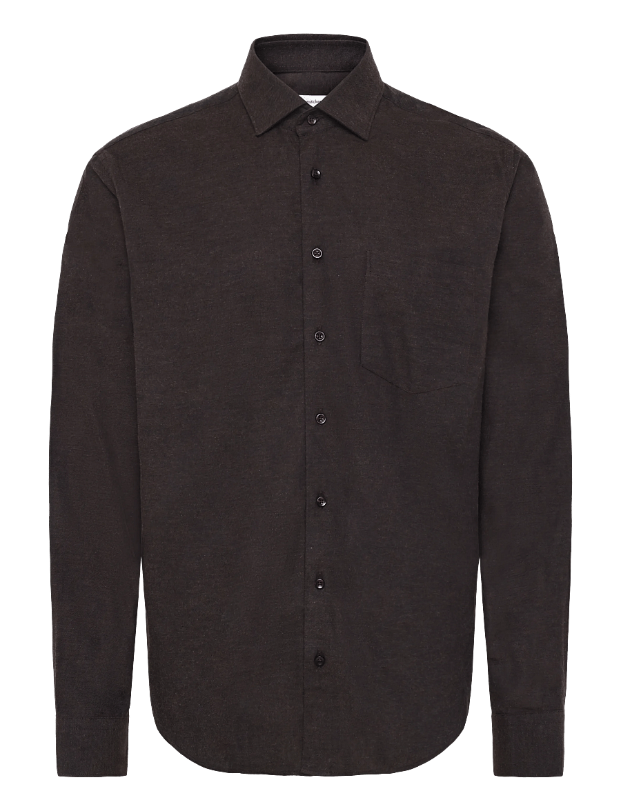 Seidensticker - Business shirt Regular - formal shirts - dark brown - 0