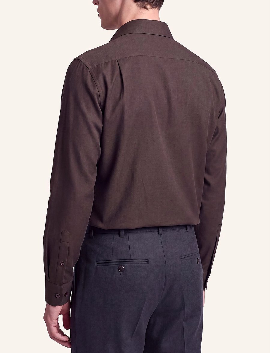 Seidensticker - Business shirt Regular - kostymskjortor - dark brown - 1