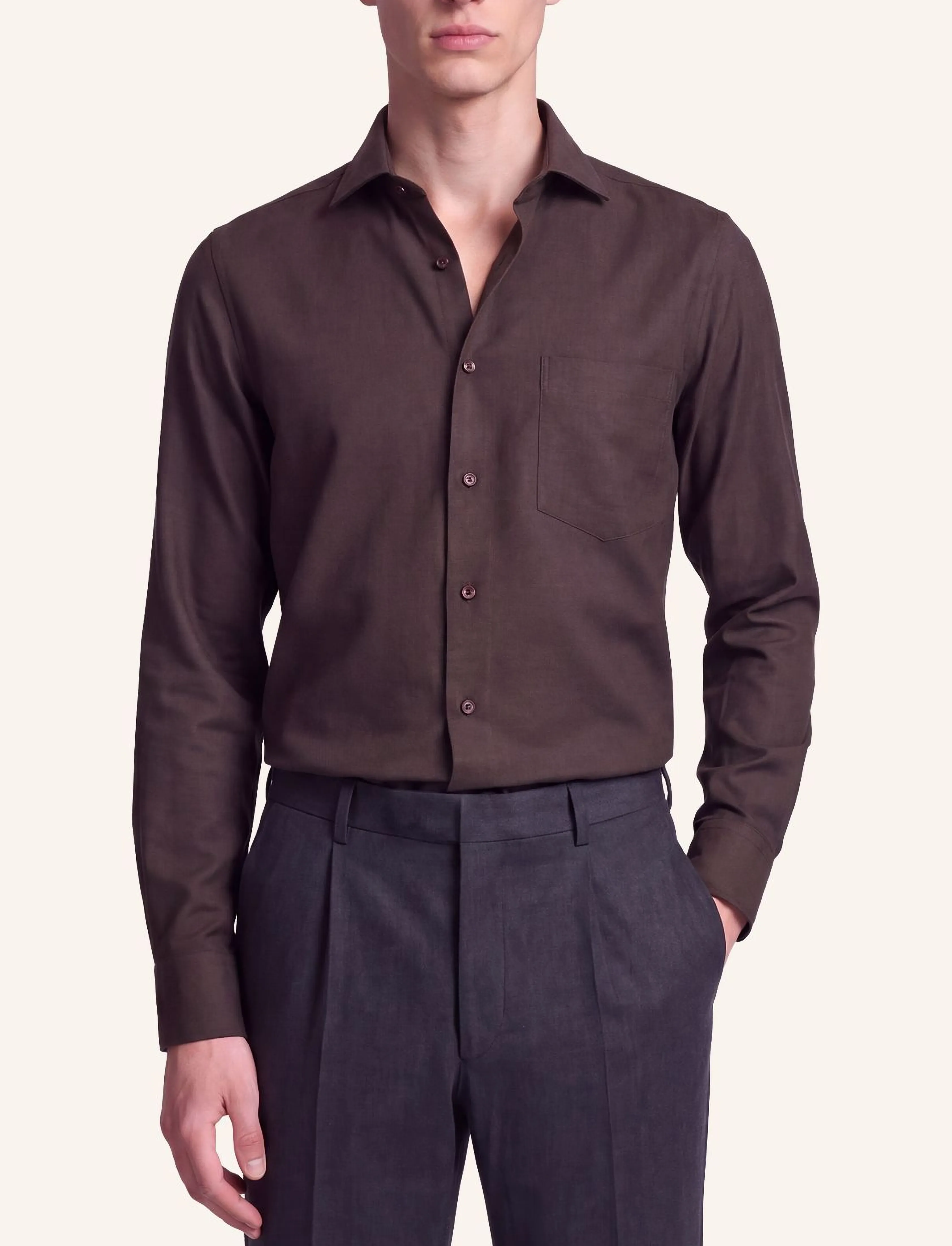 Seidensticker - Business shirt Regular - dark brown - 3