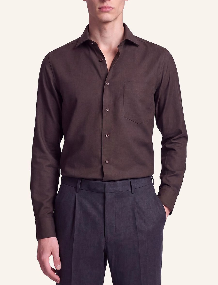 Seidensticker - Business shirt Regular - kostymskjortor - dark brown - 3