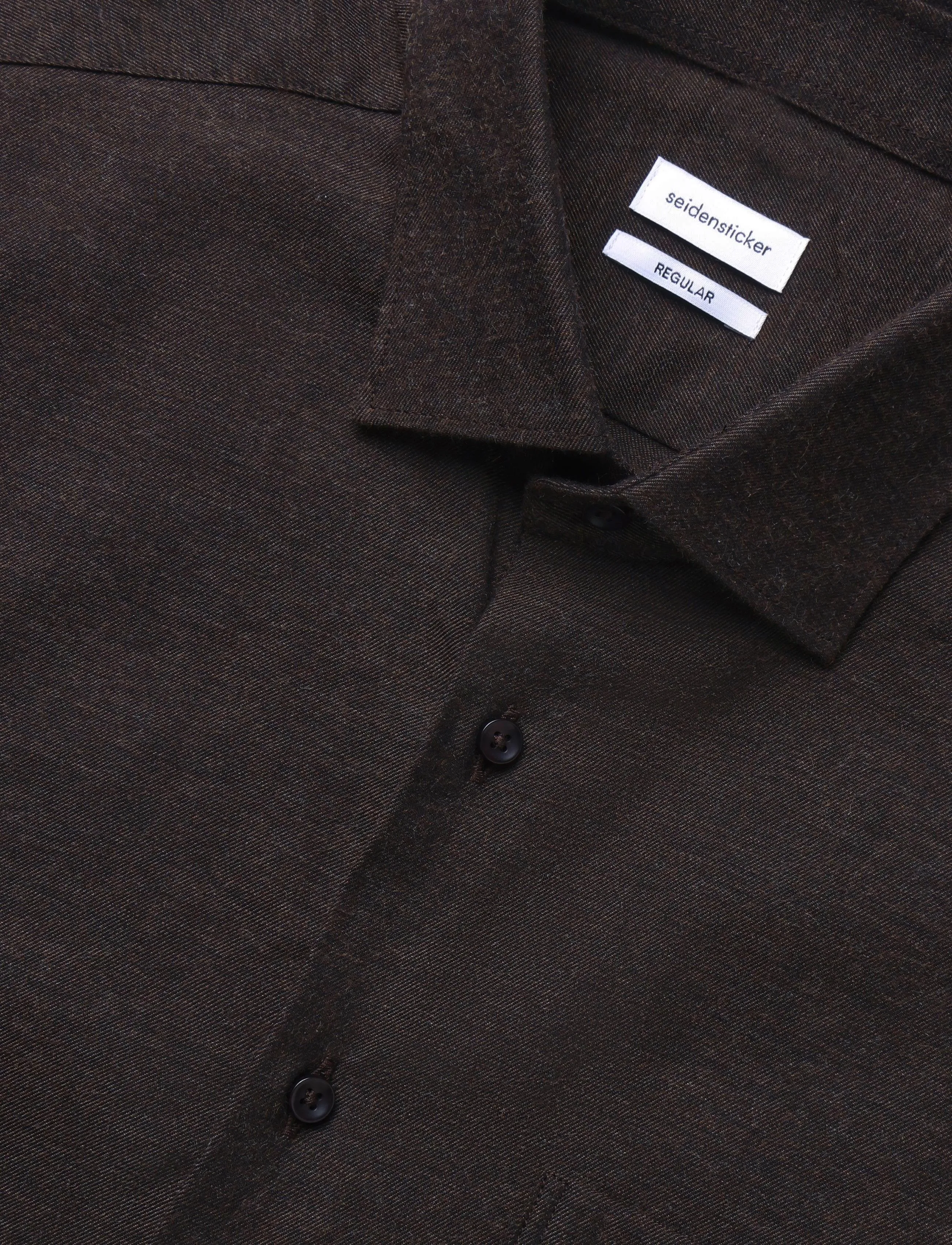 Seidensticker - Business shirt Regular - formal shirts - dark brown - 5