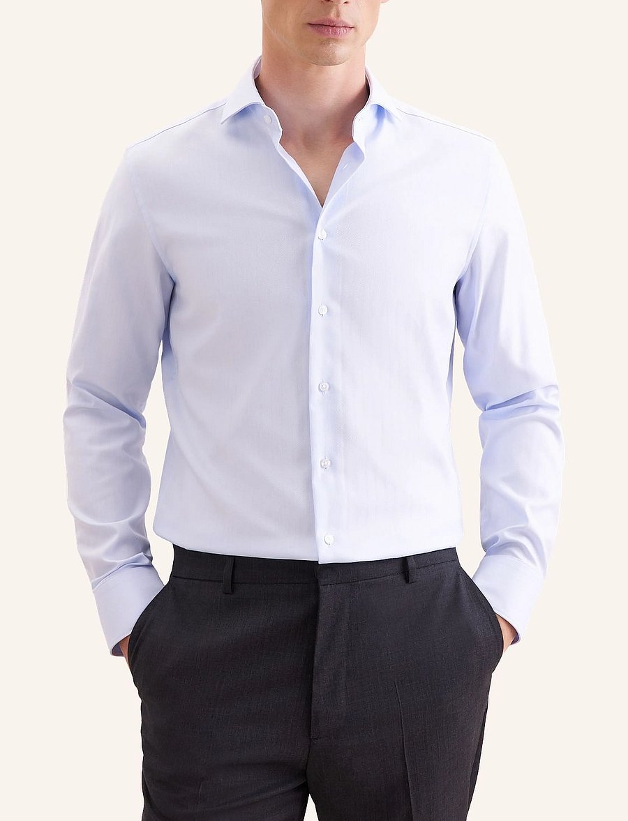 Seidensticker - Business shirt Slim - formal shirts - light blue - 0