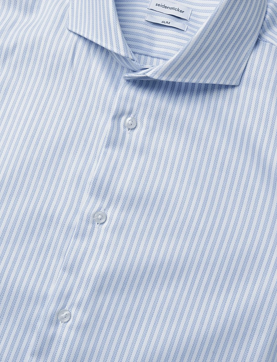 Seidensticker - Business shirt Slim - koszule wizytowe - mid blue - 5