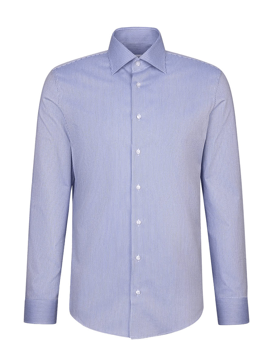 Seidensticker - Business shirt Slim - triibulised särgid - mid blue - 1