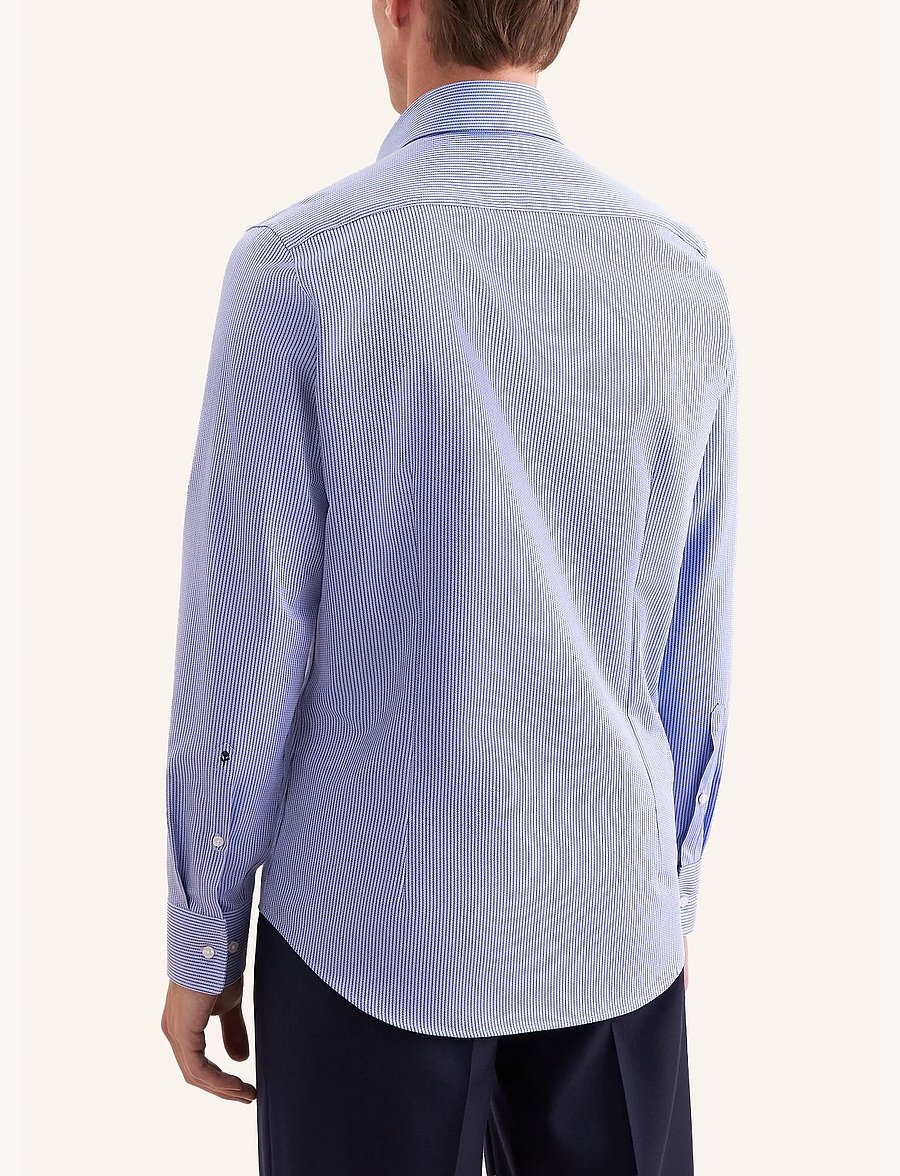 Seidensticker - Business shirt Slim - triibulised särgid - mid blue - 3