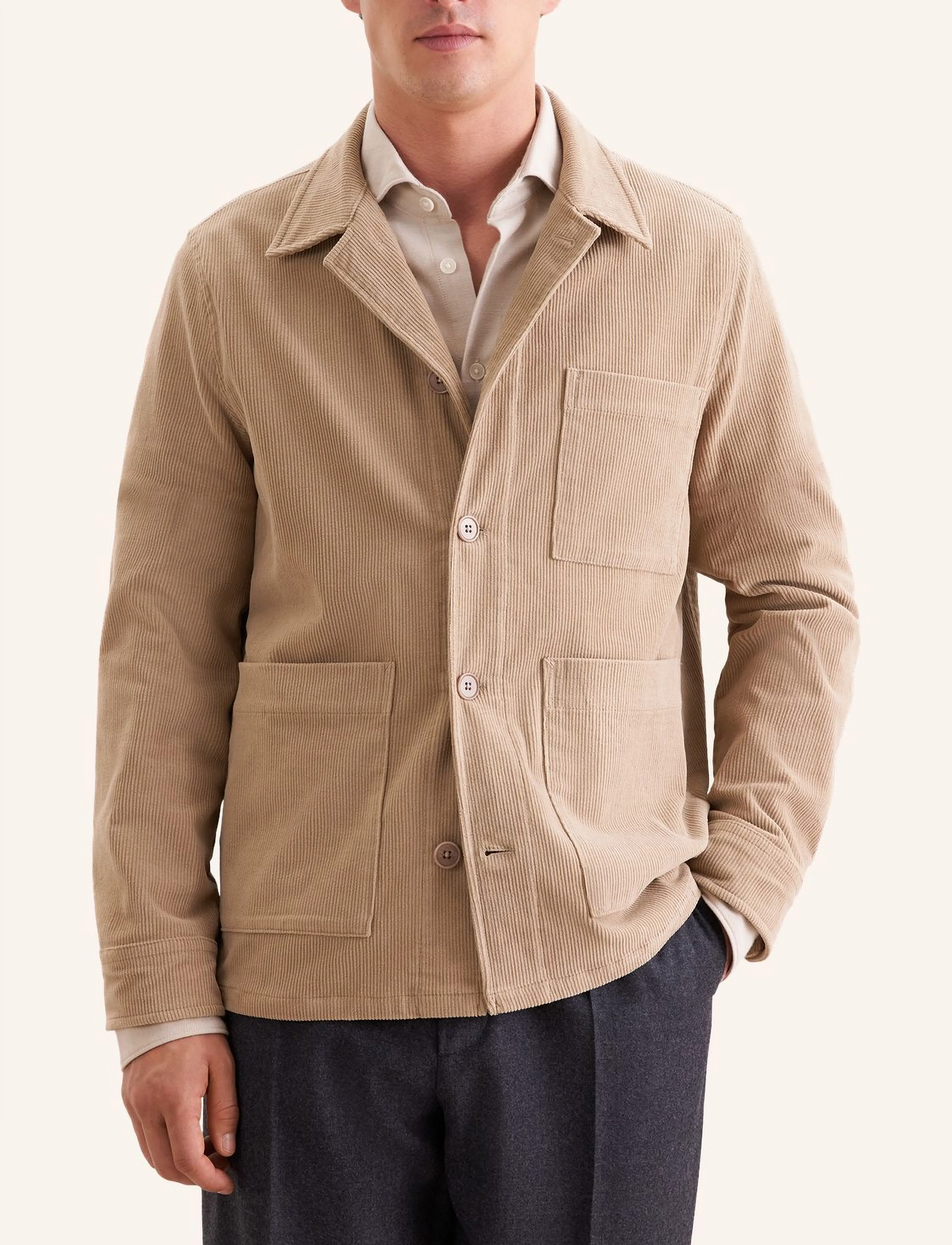 Seidensticker - Jacket Regular - herbstjacken - beige - 3