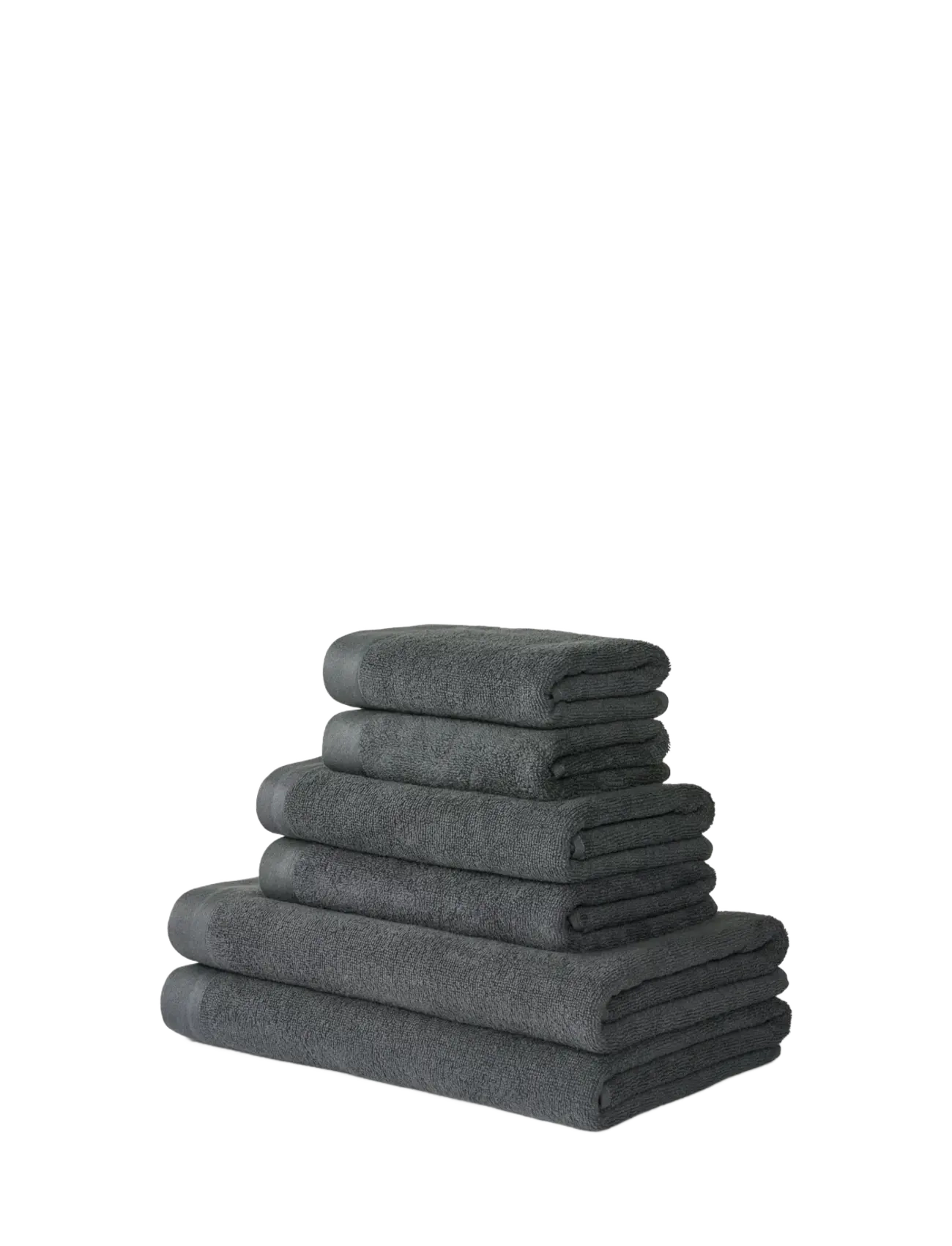 Sekan Studio Towel Bundle - Set of 6 - Antracit - Textilier - ANTRACIT / grey