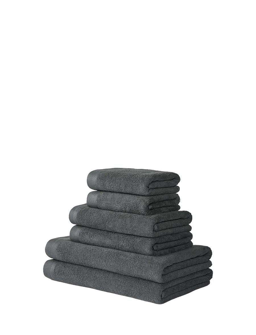 Sekan Studio - Towel Bundle - Set of 6 - Antracit - badetücher - antracit - 1