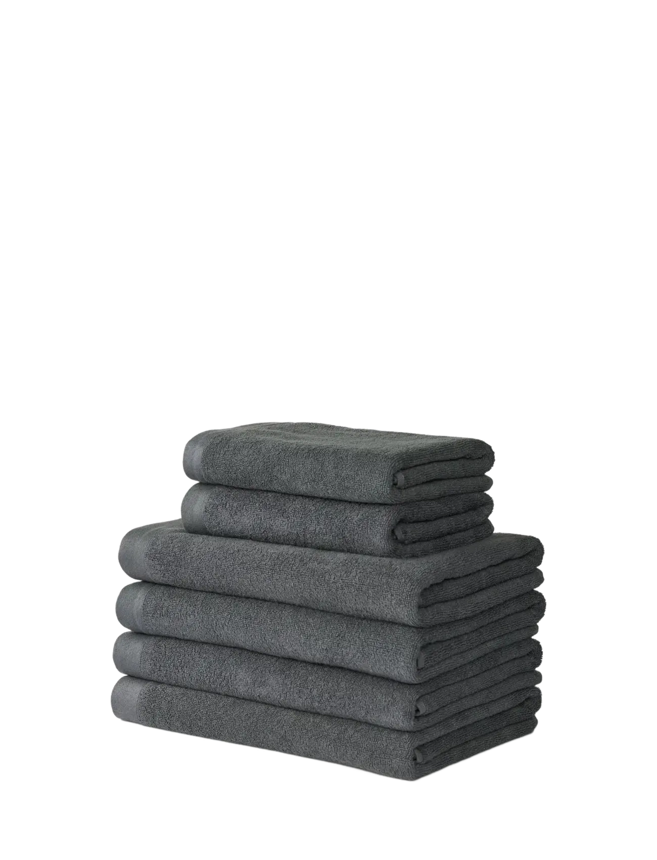 Sekan Studio Towel Bundle - Set of 6 - Antracit - Textilier - ANTRACIT / grey