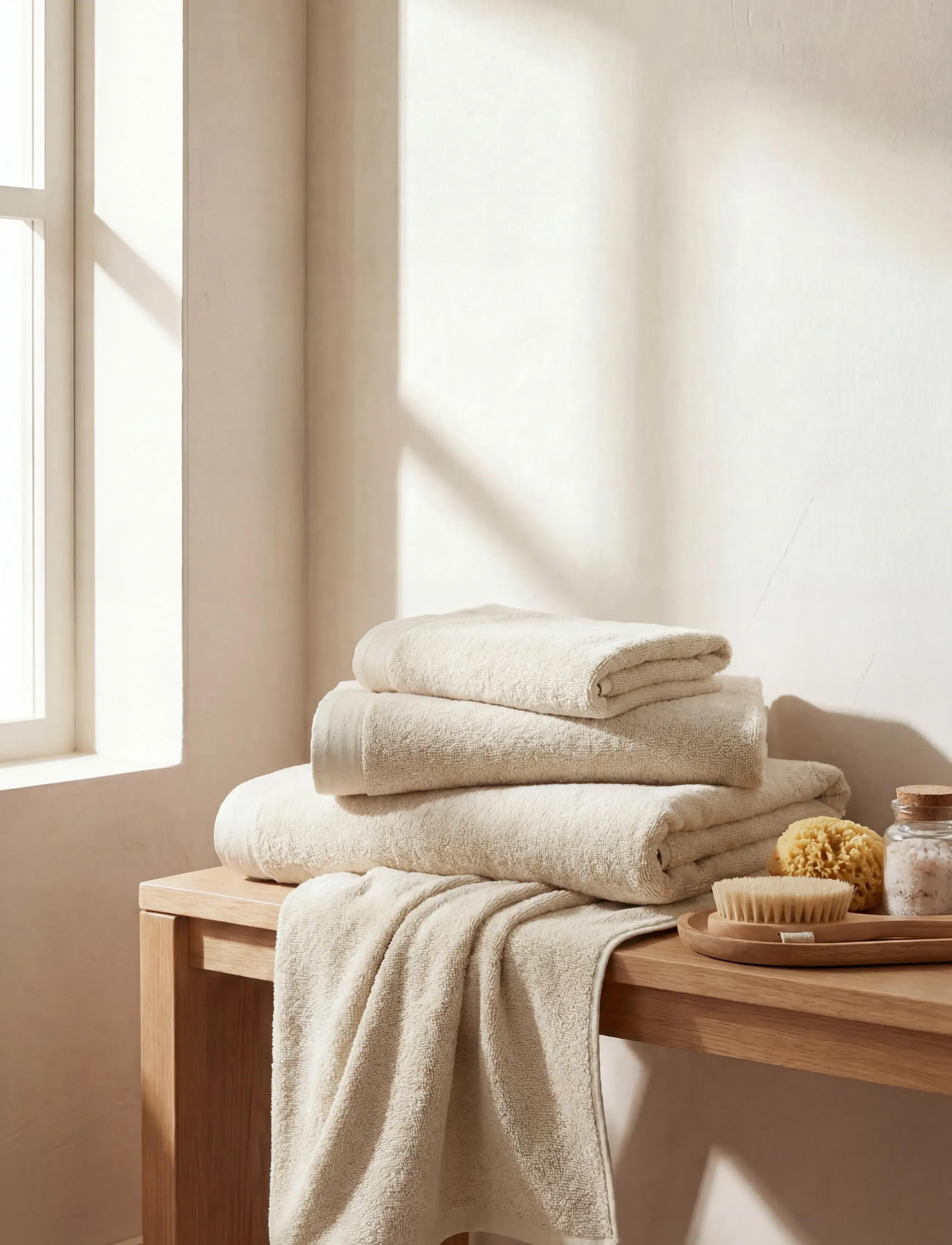 Sekan Studio - Towel Bundle - Set of 6 - Sable - badlakan - sable - 0