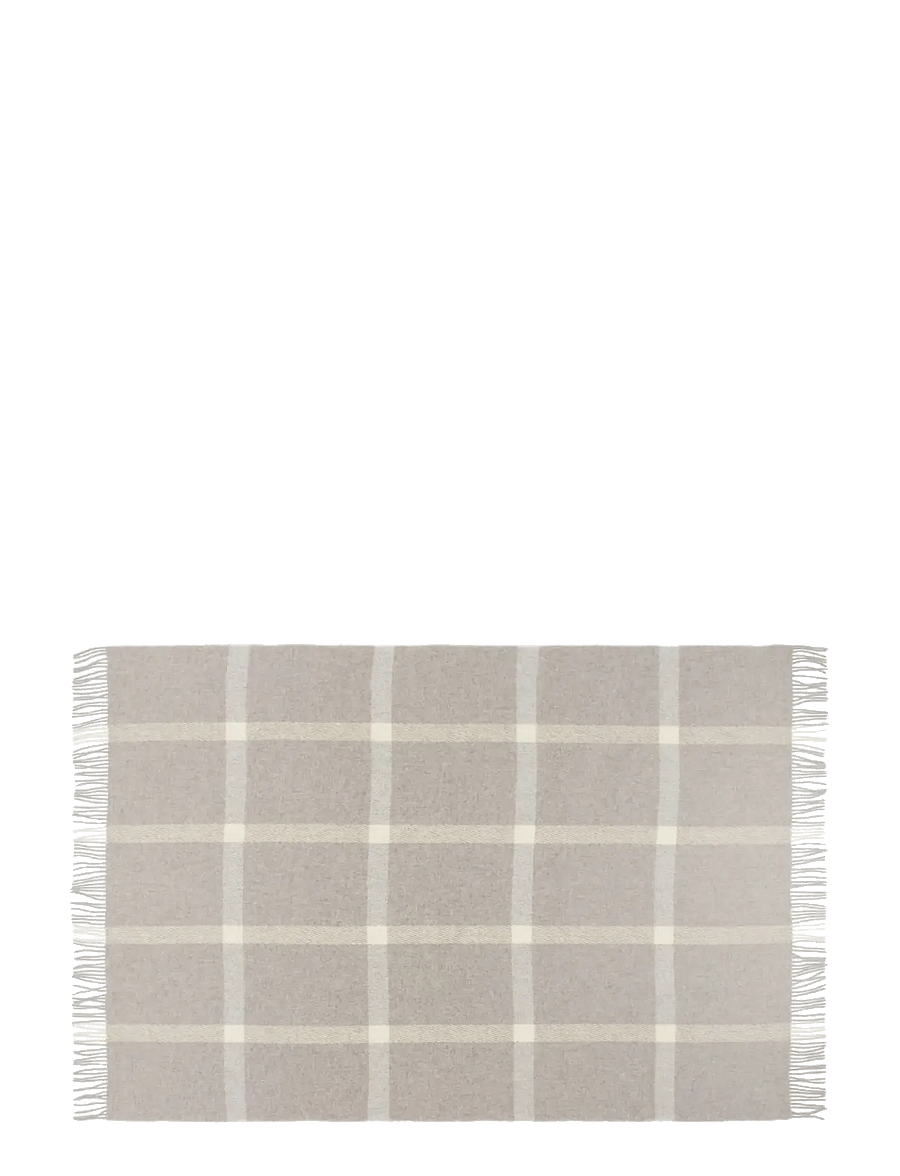 Sekan Studio - Plaid 140x200, Light Grey / Natural - decken - light grey melange natural - 1